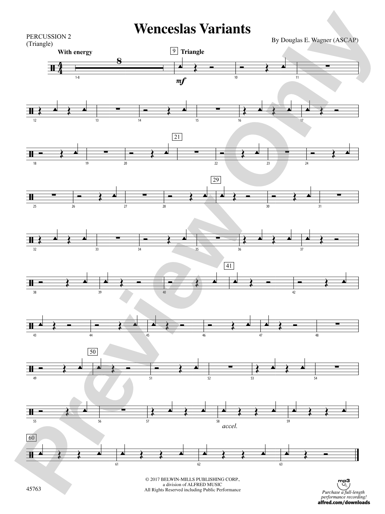 Wenceslas Variants: 2nd Percussion