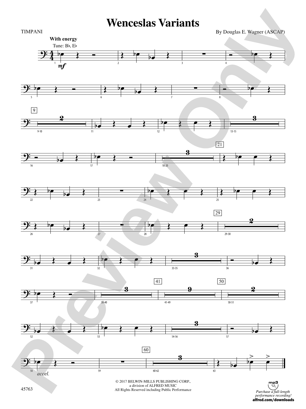 Wenceslas Variants: Timpani