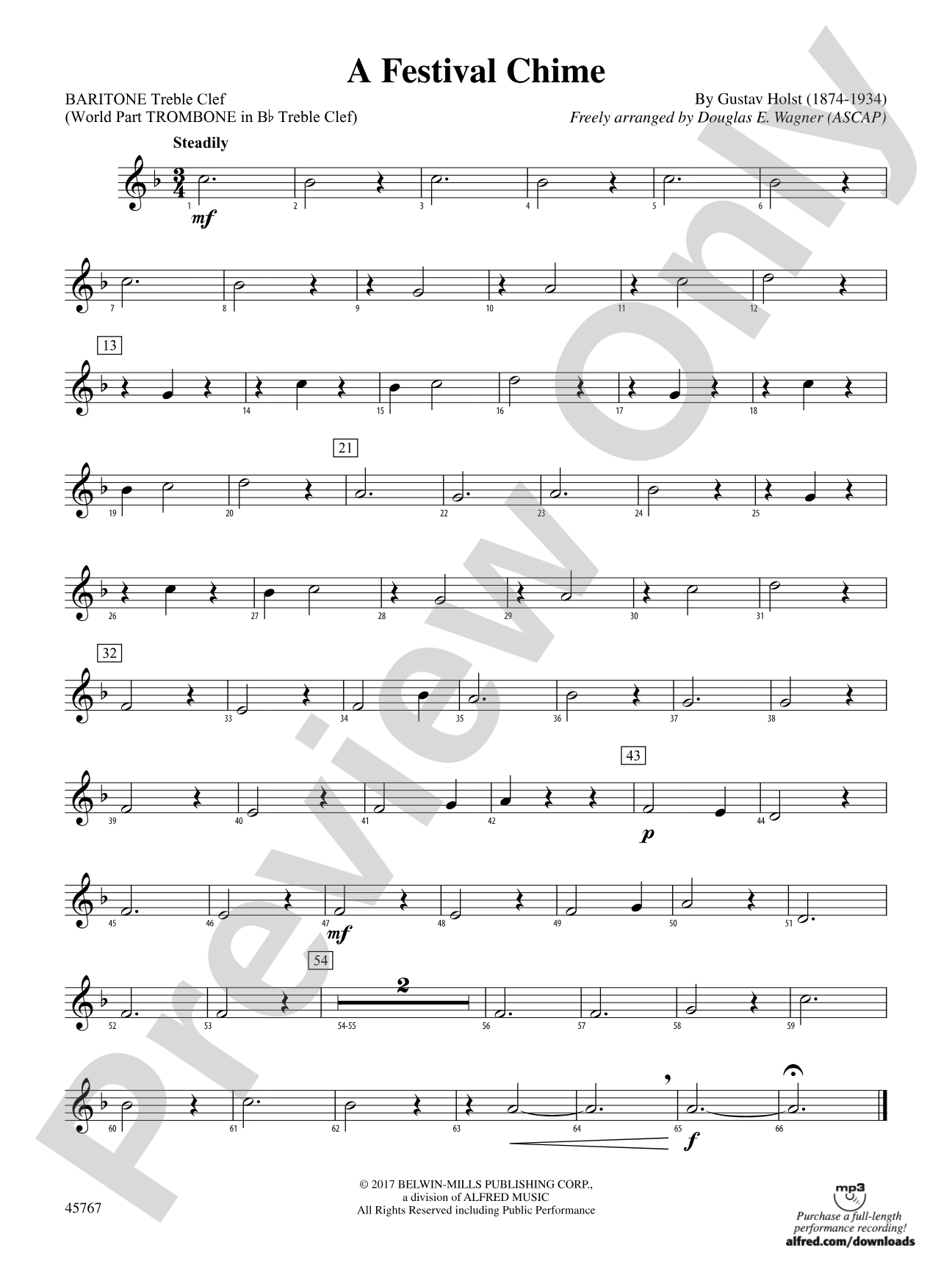 A Festival Chime: Baritone T.C.