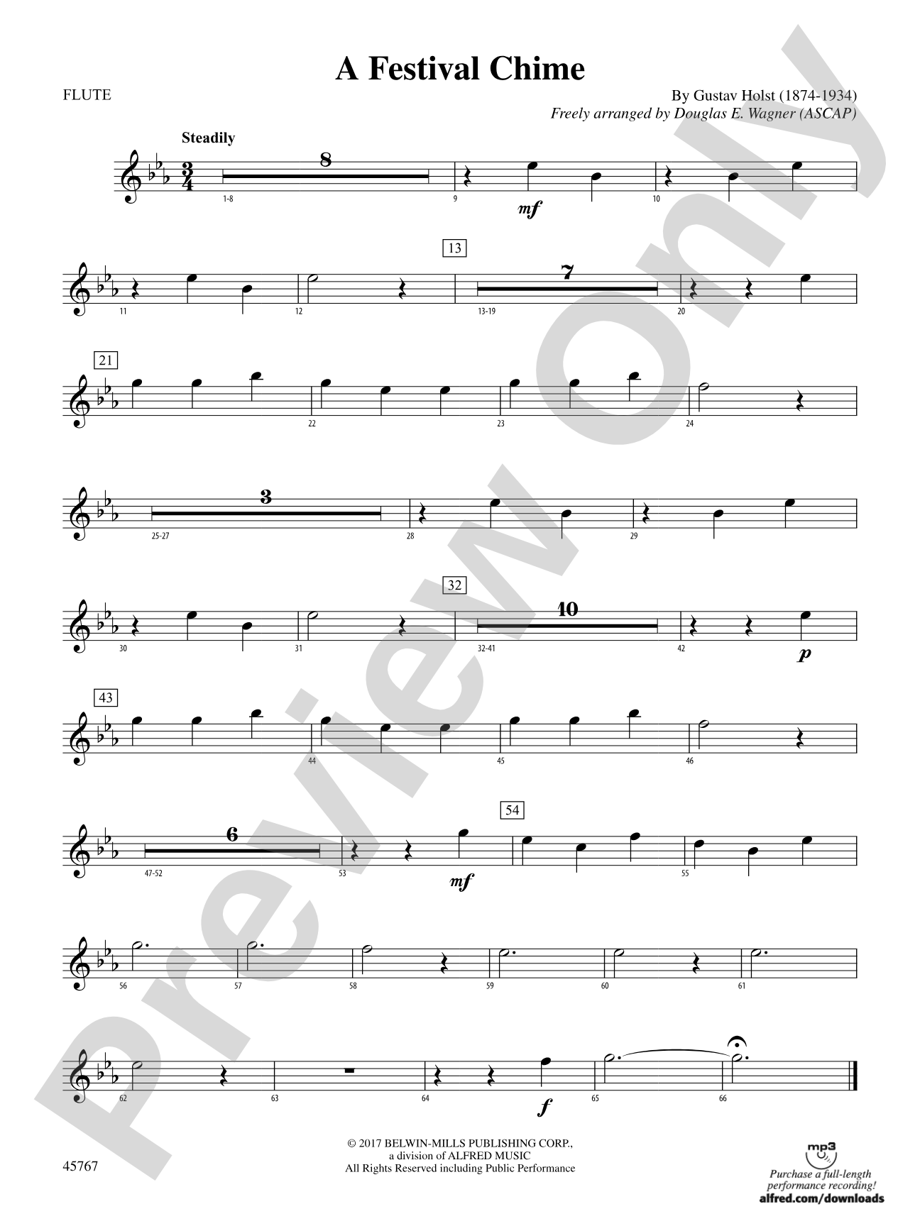 A Festival Chime: Flute