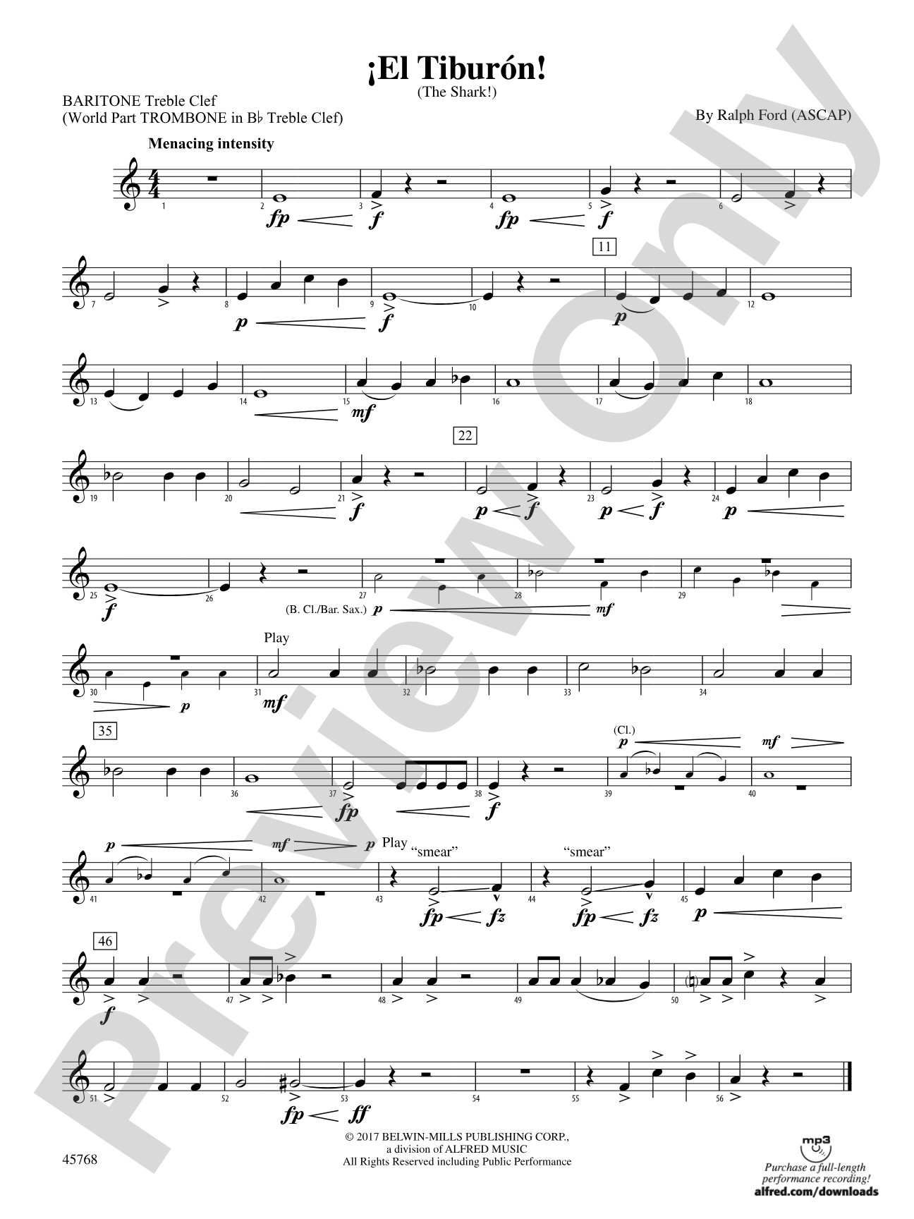 ¡El Tiburón!: Baritone T.C.