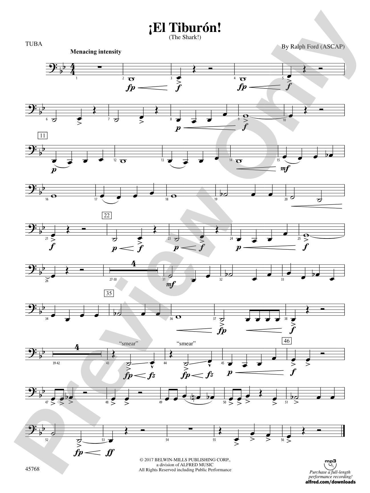 ¡El Tiburón!: Tuba