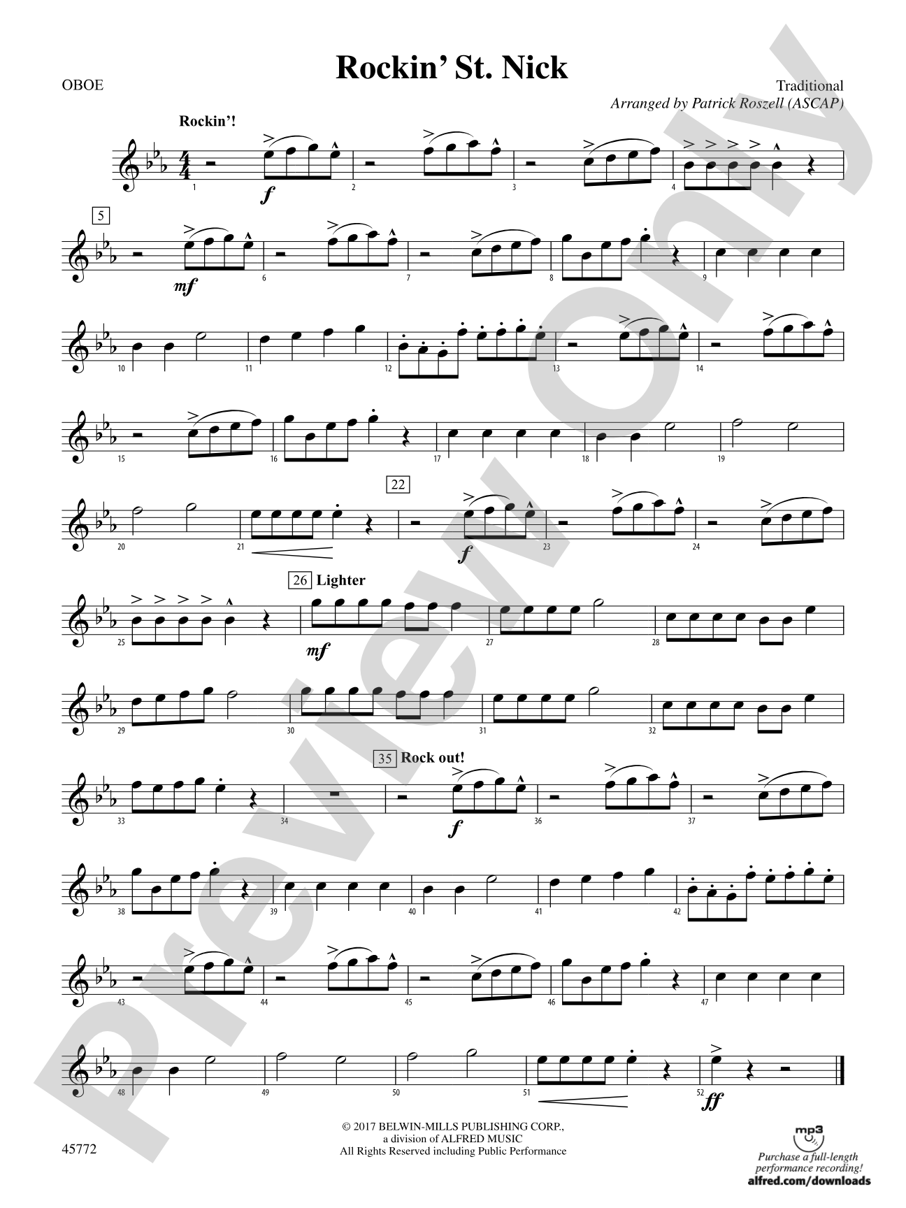 Rockin' St. Nick: Oboe