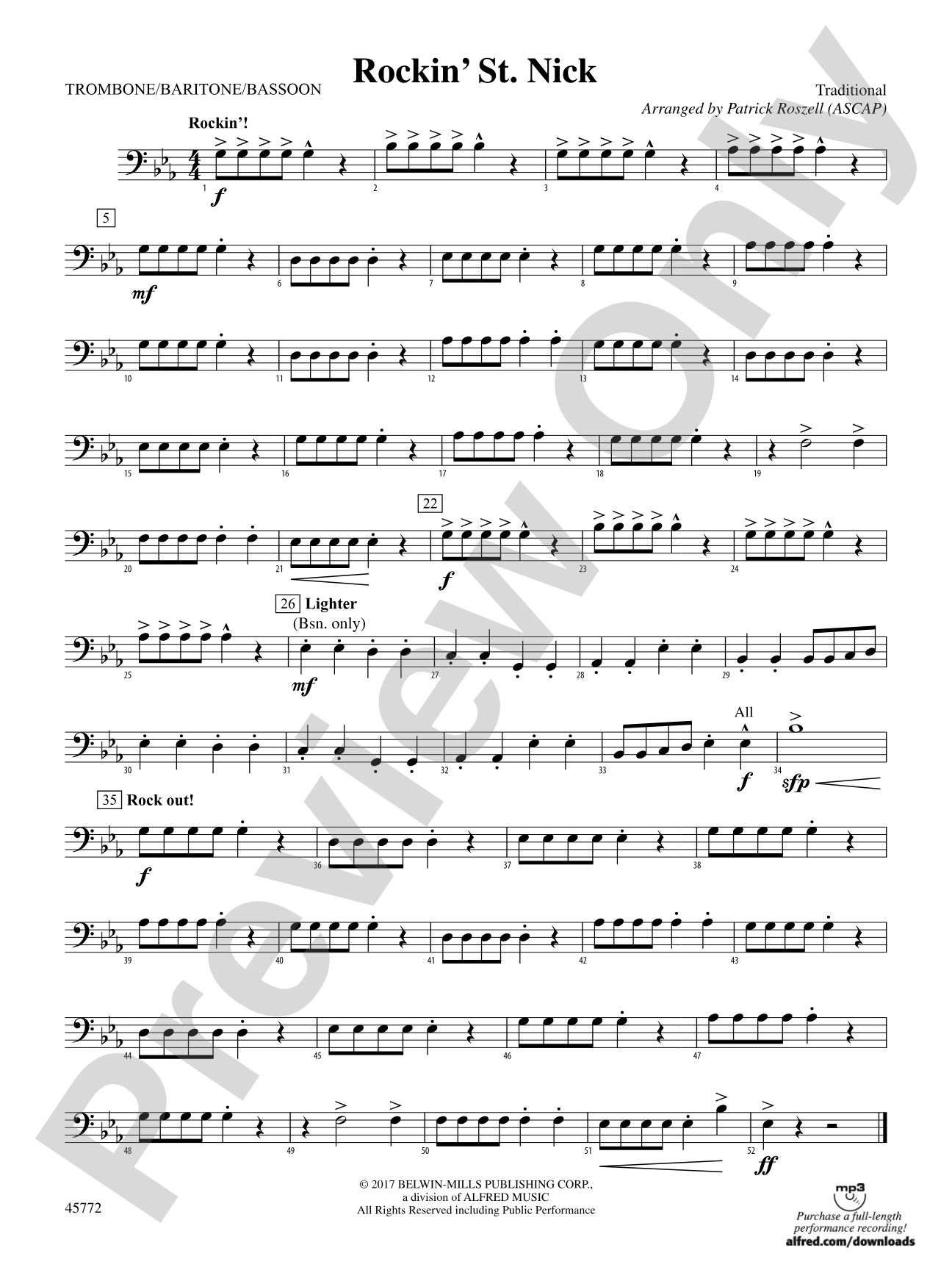 Rockin' St. Nick: 1st Trombone