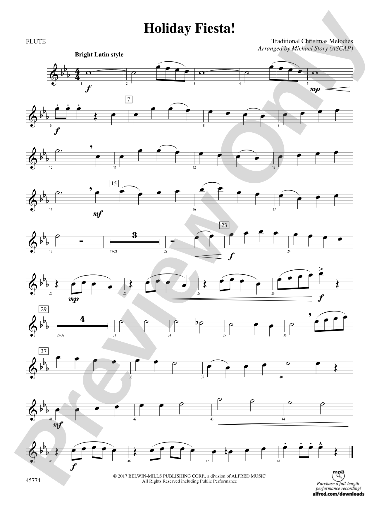 Holiday Fiesta!: Flute