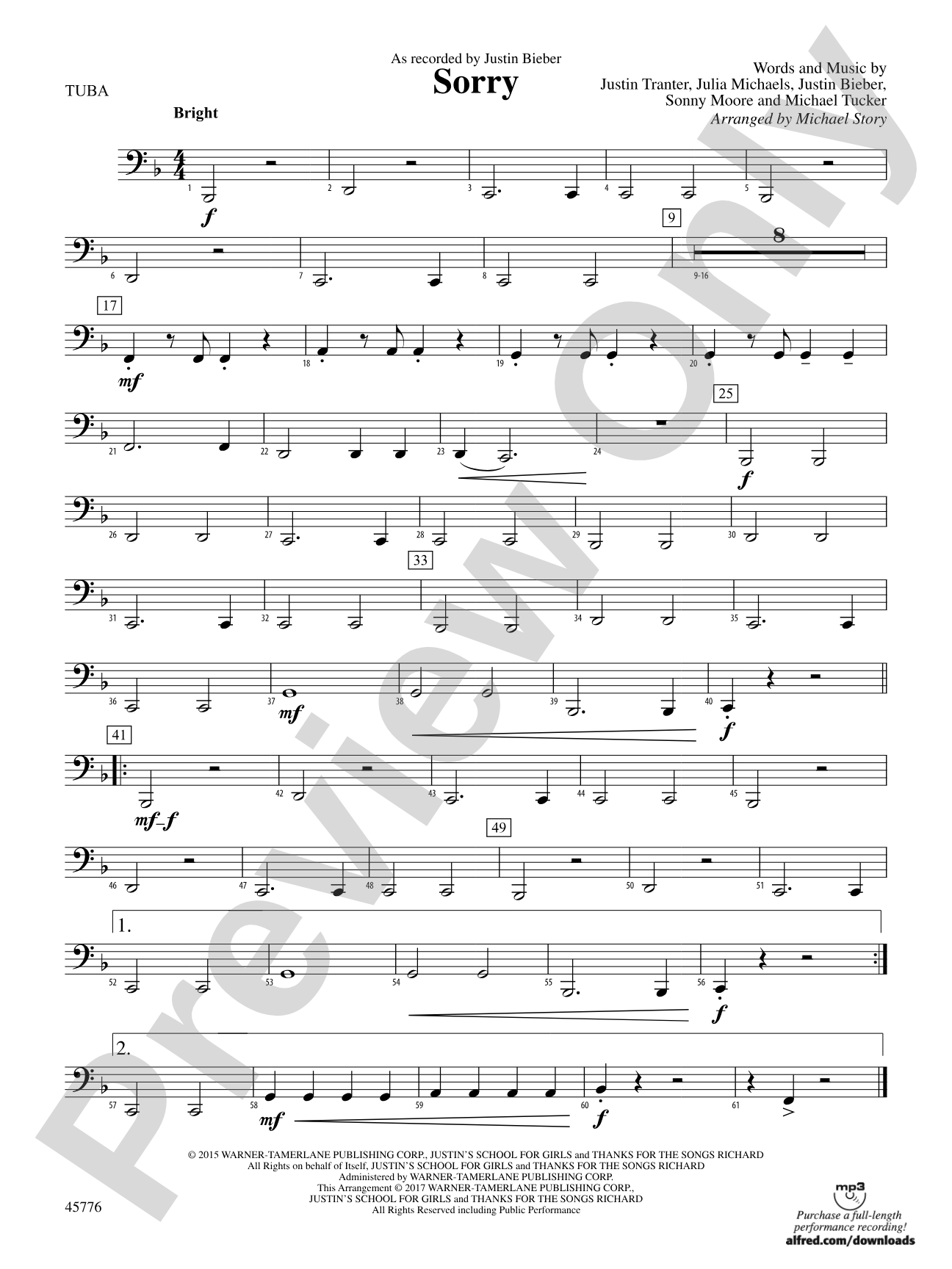 Sorry: Tuba
