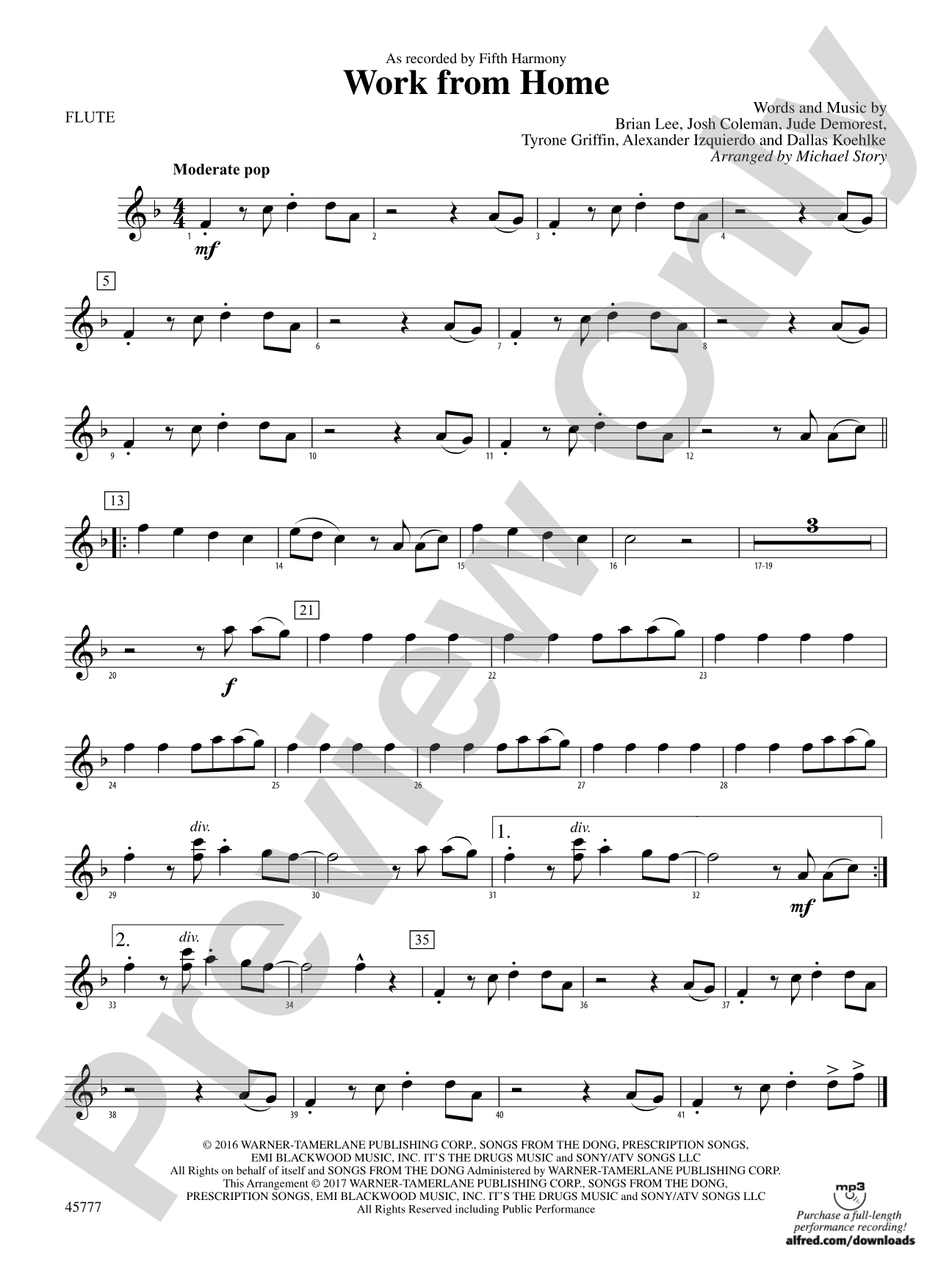 Work from Home: Flute