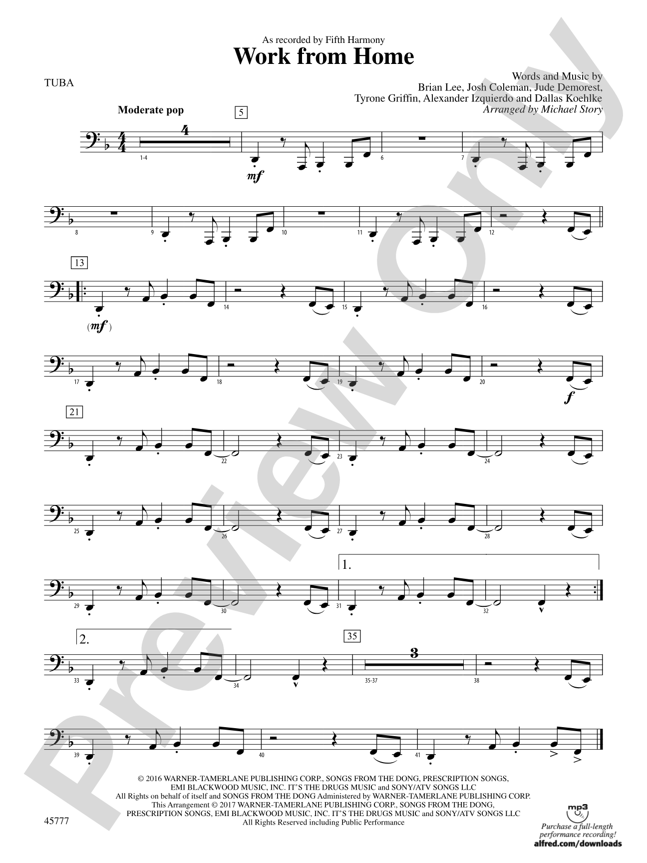 Work from Home: Tuba