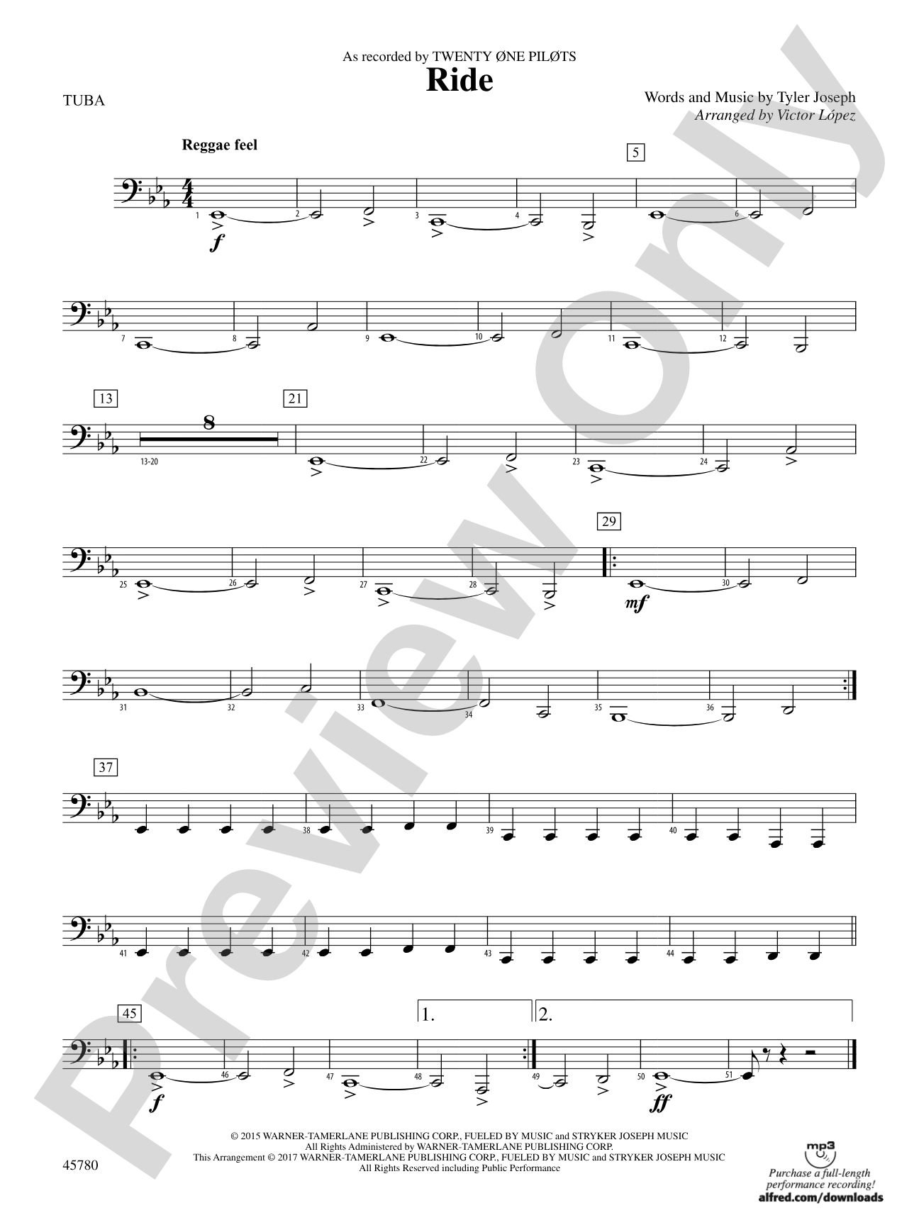 Ride: Tuba