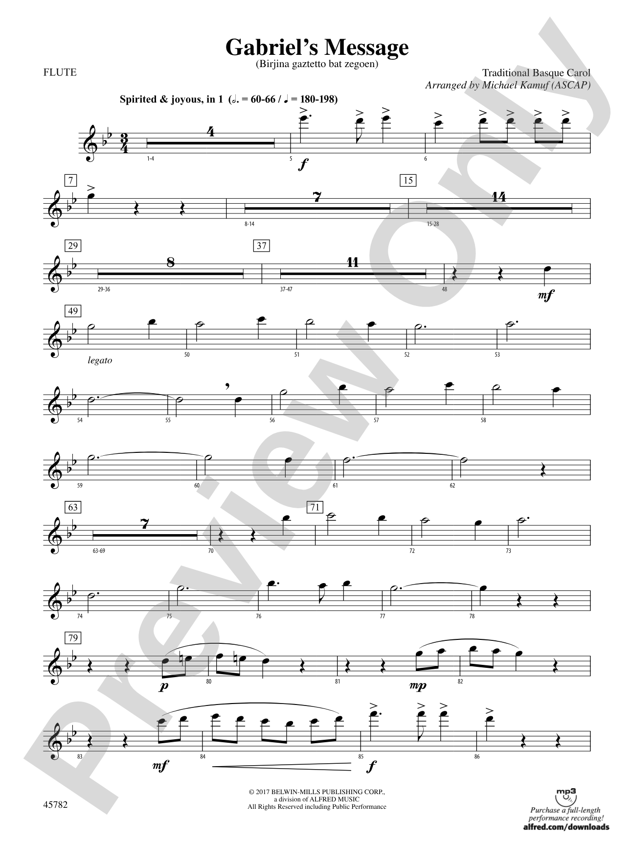 Gabriel's Message: Flute