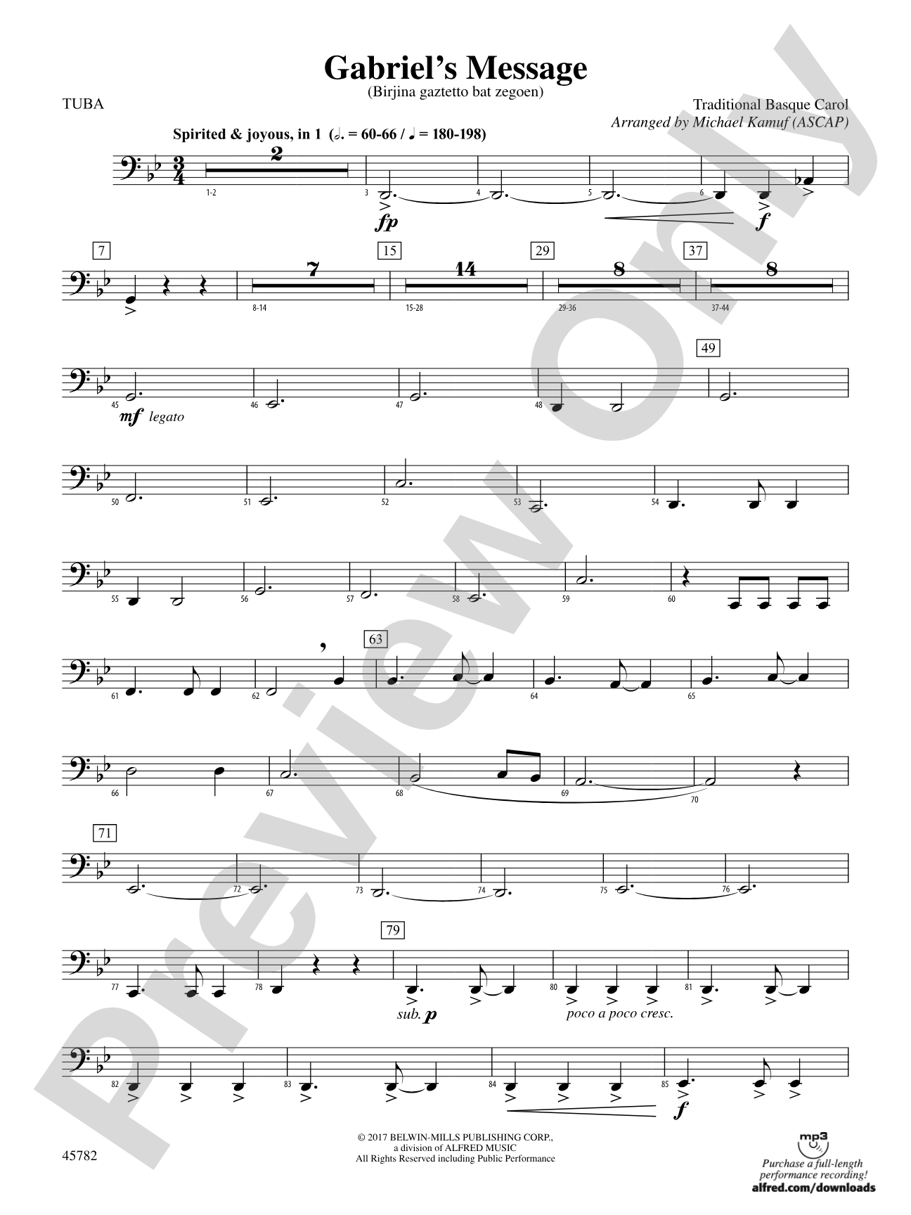 Gabriel's Message: Tuba
