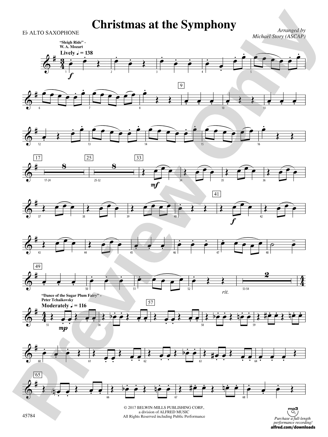 Christmas at the Symphony: E-flat Alto Saxophone