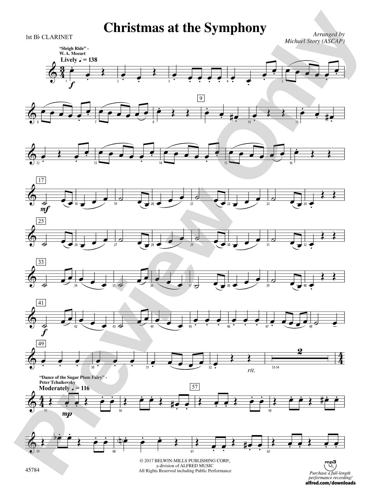 Christmas at the Symphony: 1st B-flat Clarinet