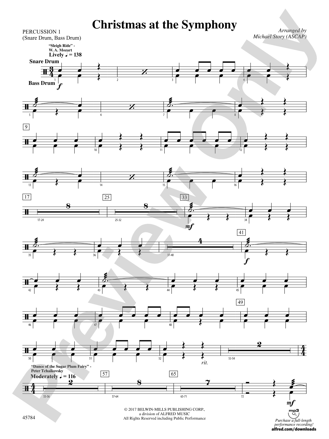 Christmas at the Symphony: 1st Percussion