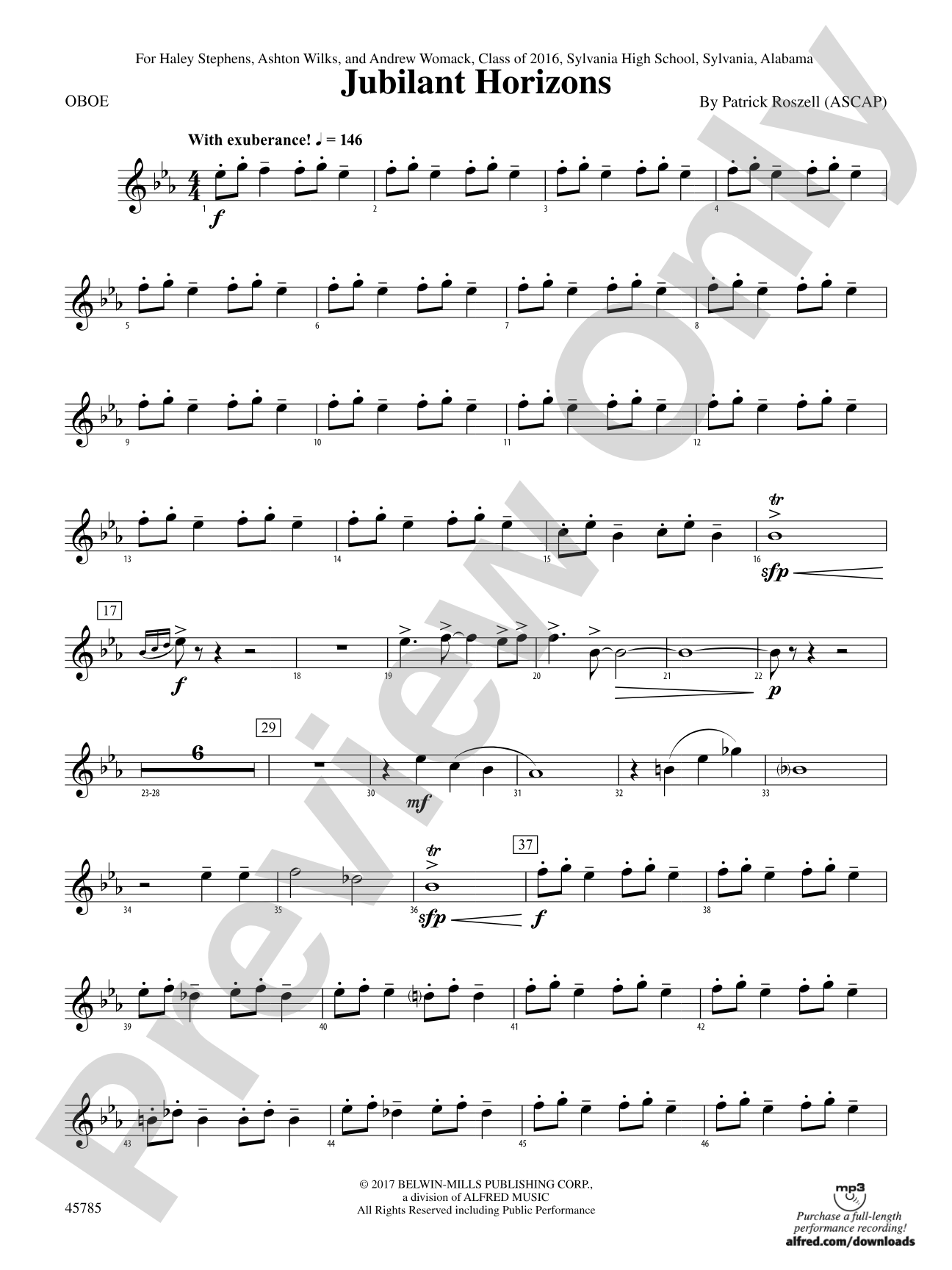 Jubilant Horizons: Oboe