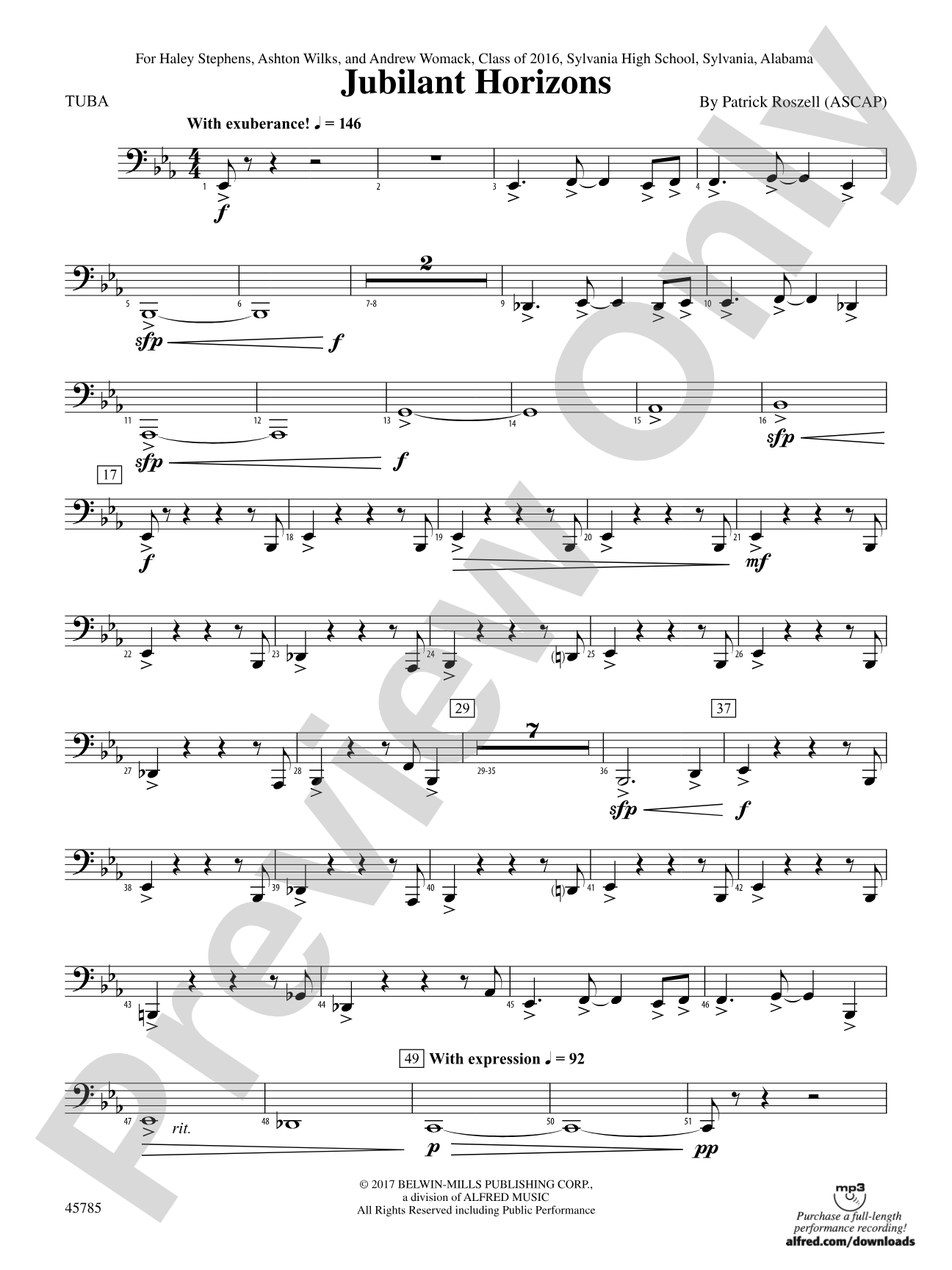 Jubilant Horizons: Tuba