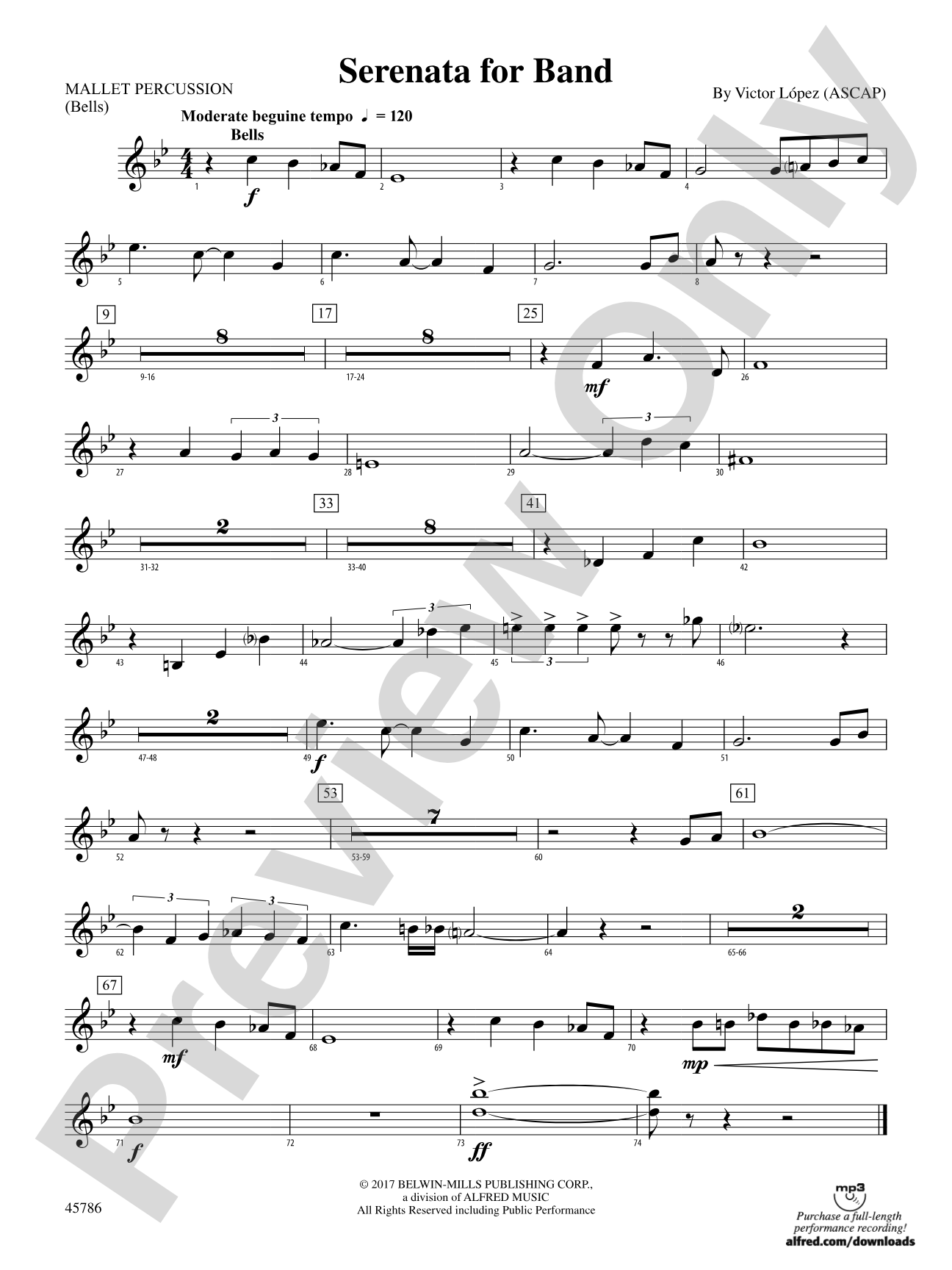 Serenata for Band: Mallets