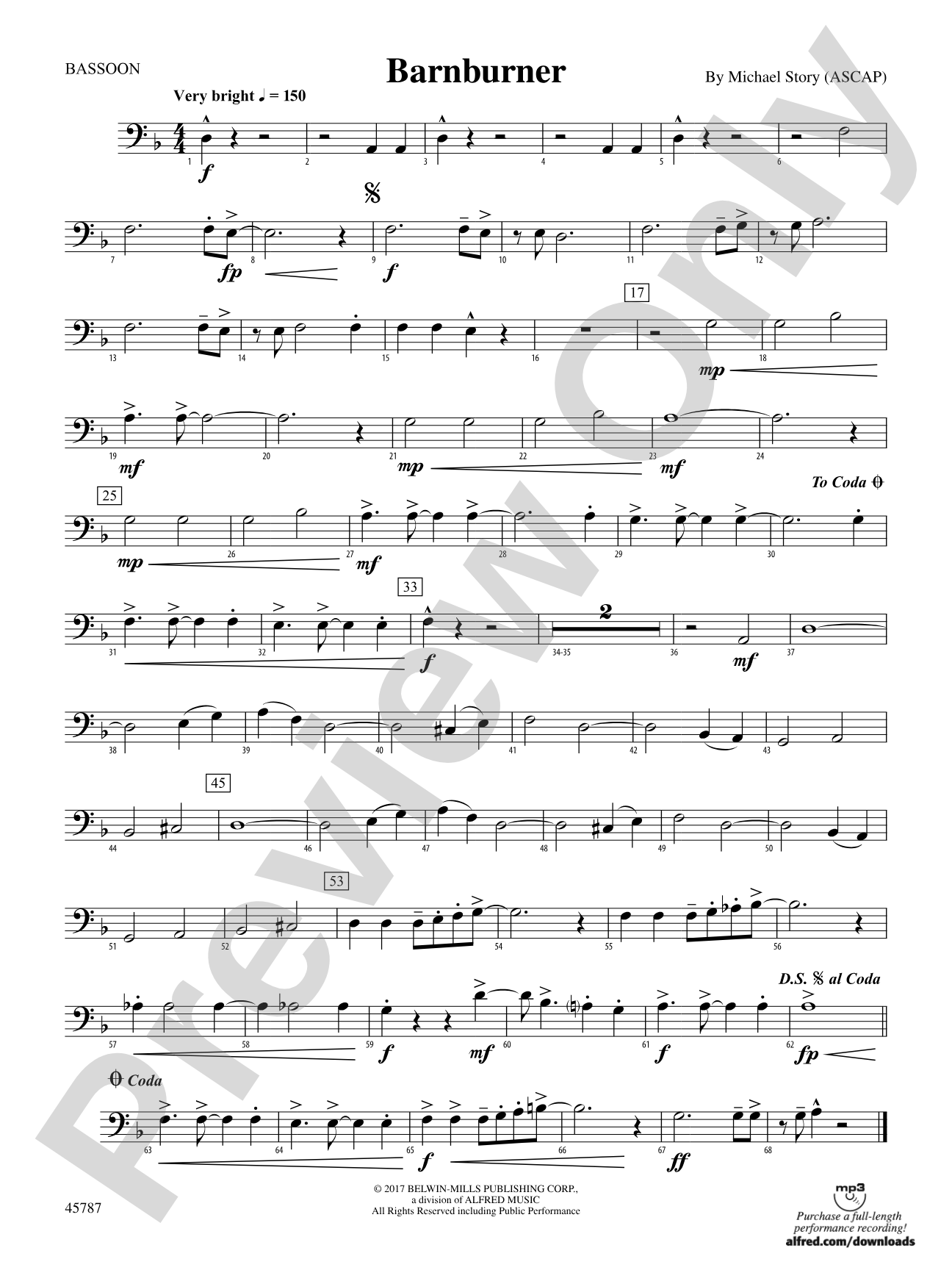 Barnburner: Bassoon
