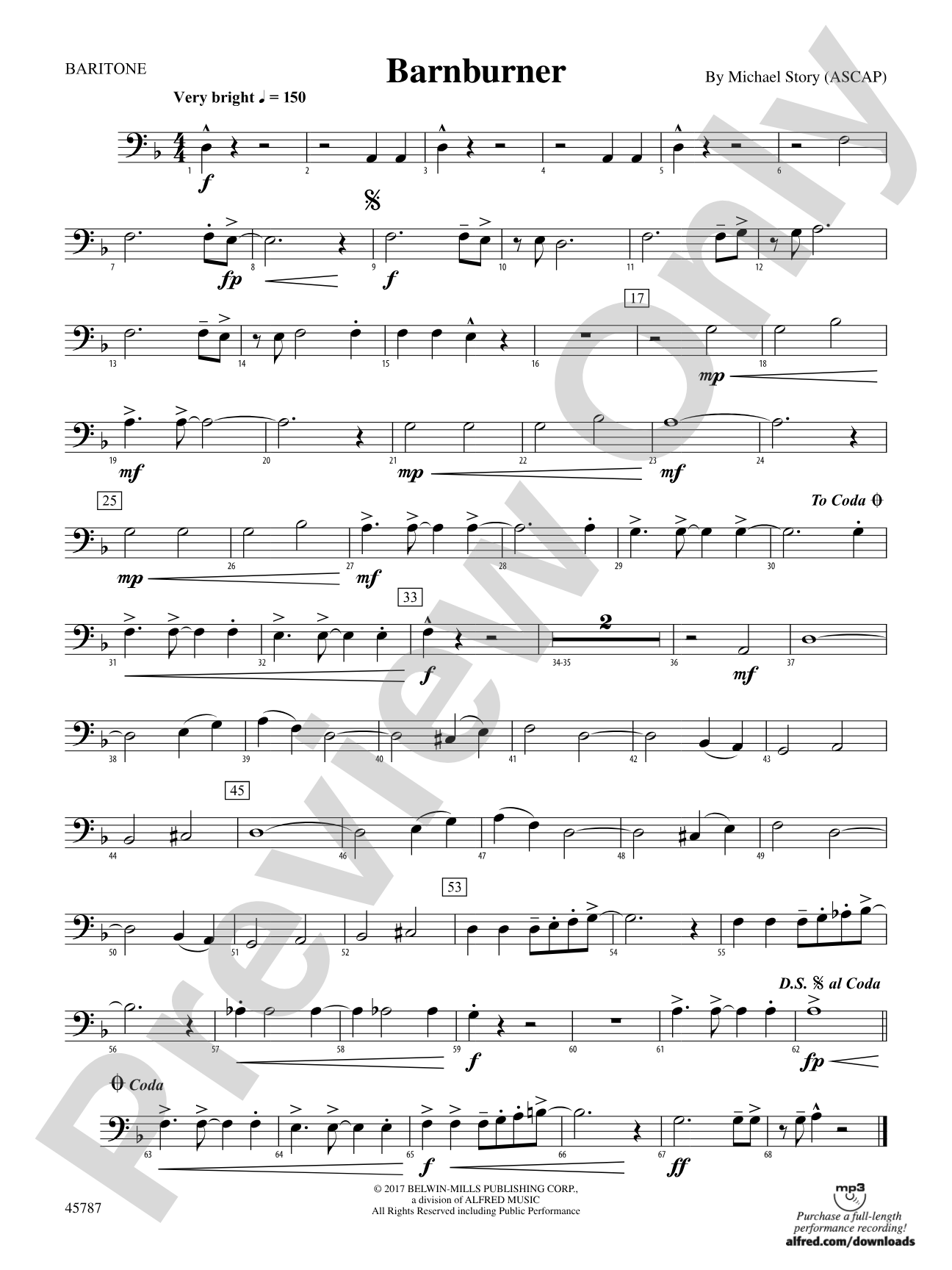 Barnburner: Baritone B.C.