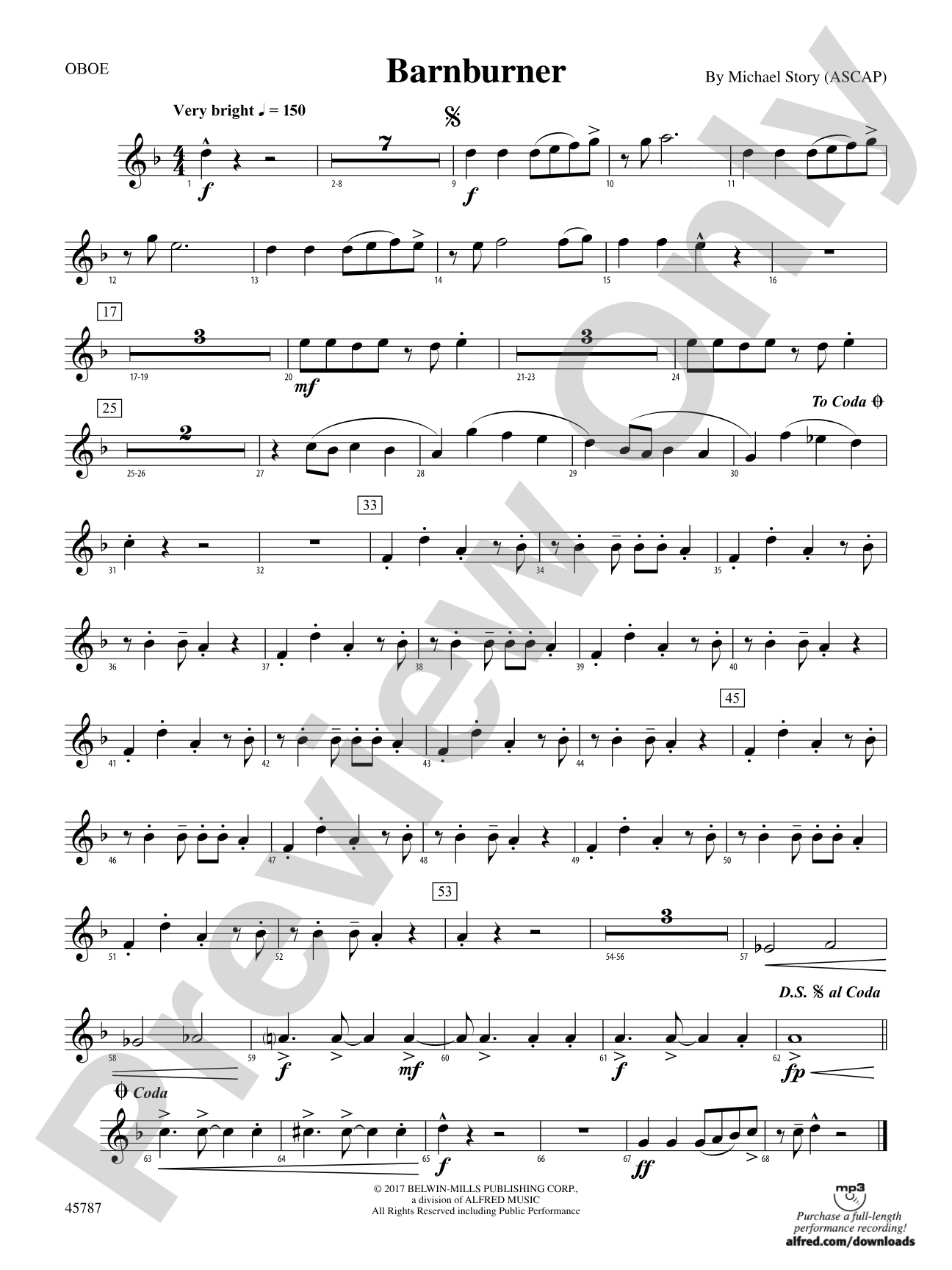 Barnburner: Oboe