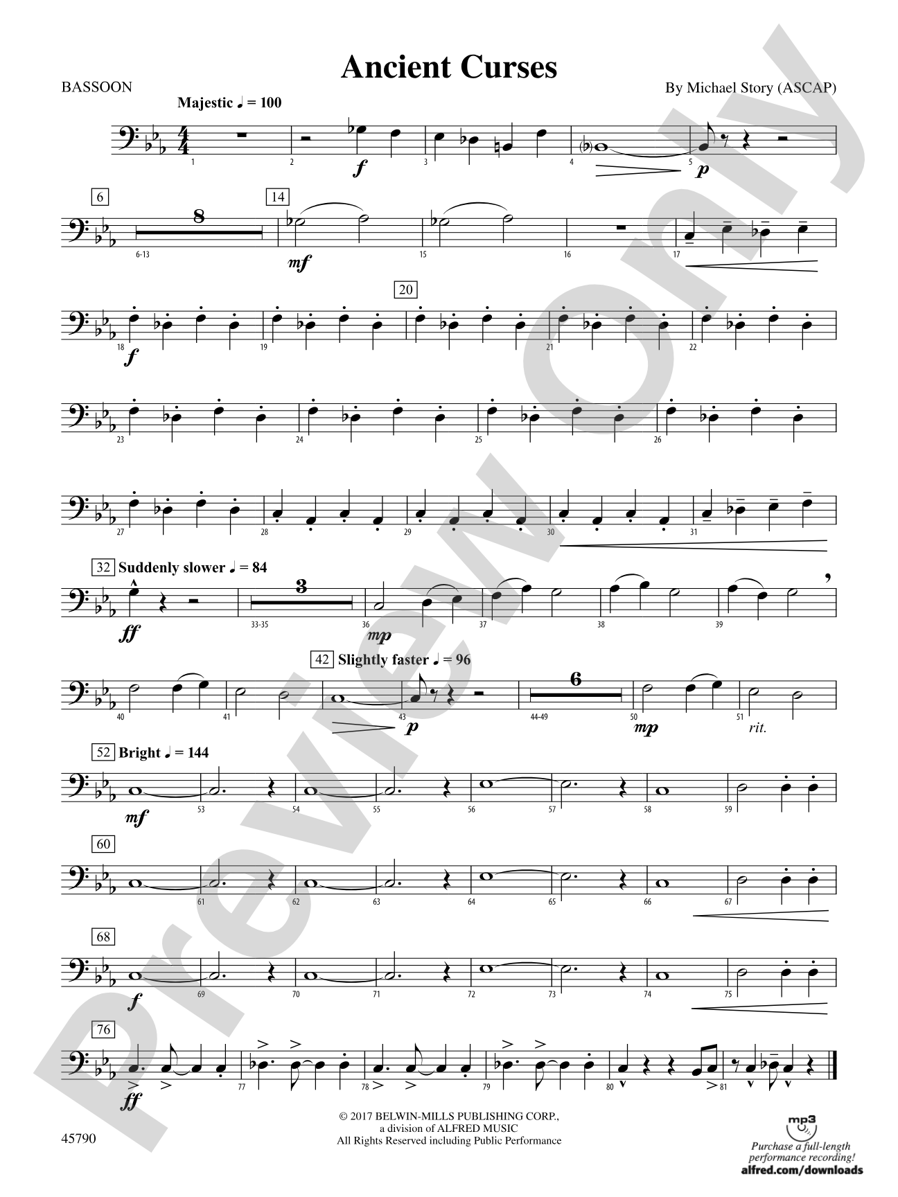 Ancient Curses: Bassoon