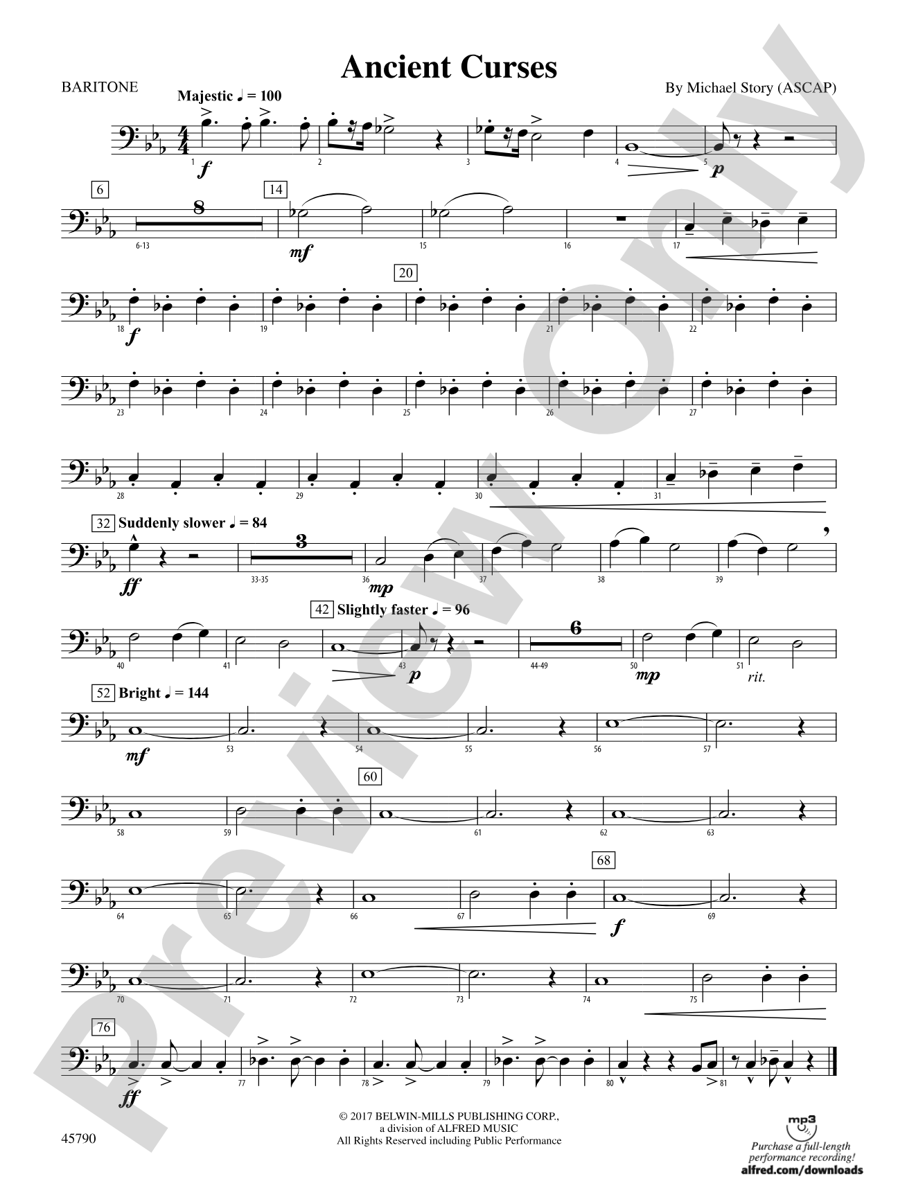 Ancient Curses: Baritone B.C.