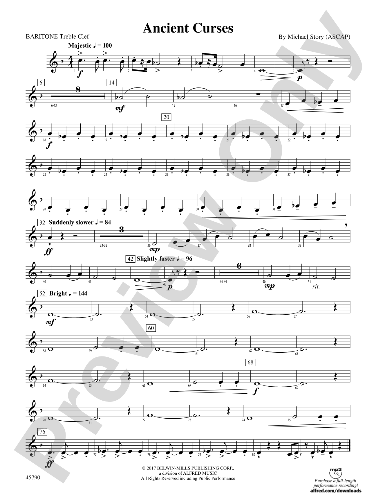 Ancient Curses: Baritone T.C.