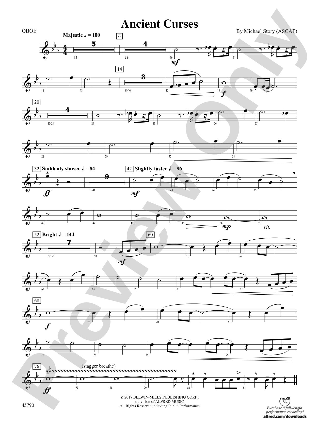 Ancient Curses: Oboe