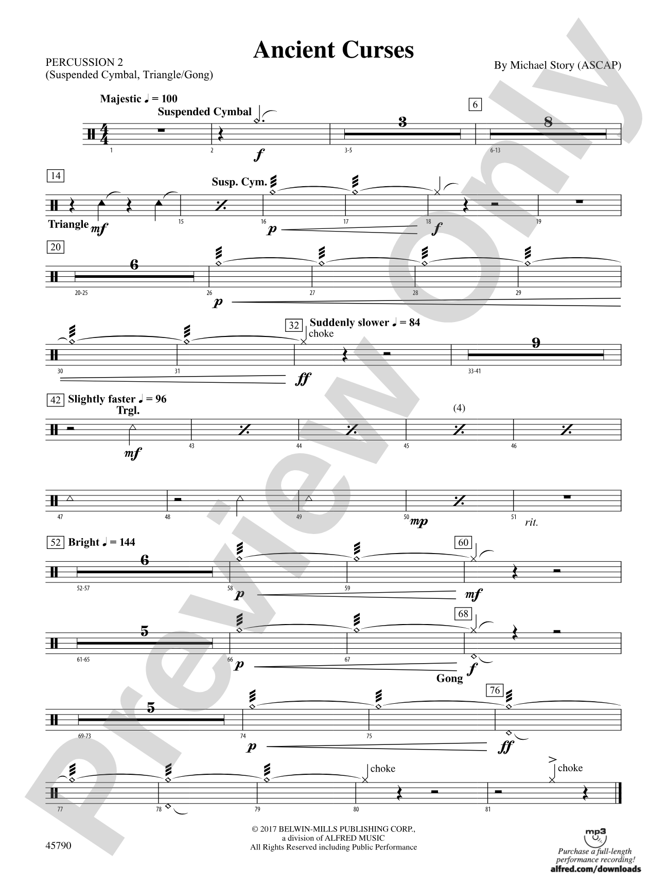 Ancient Curses: 2nd Percussion