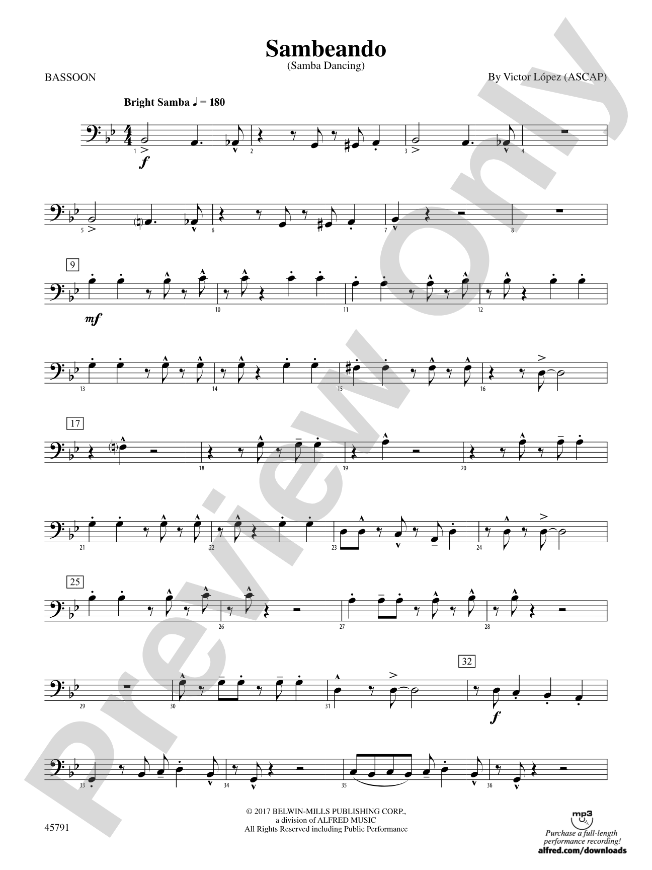 Sambeando: Bassoon