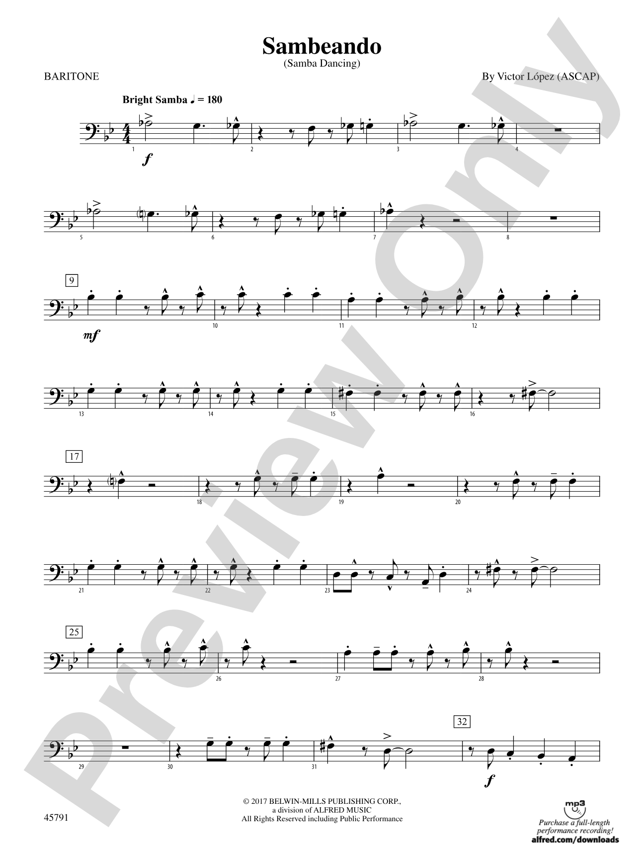 Sambeando: Baritone B.C.