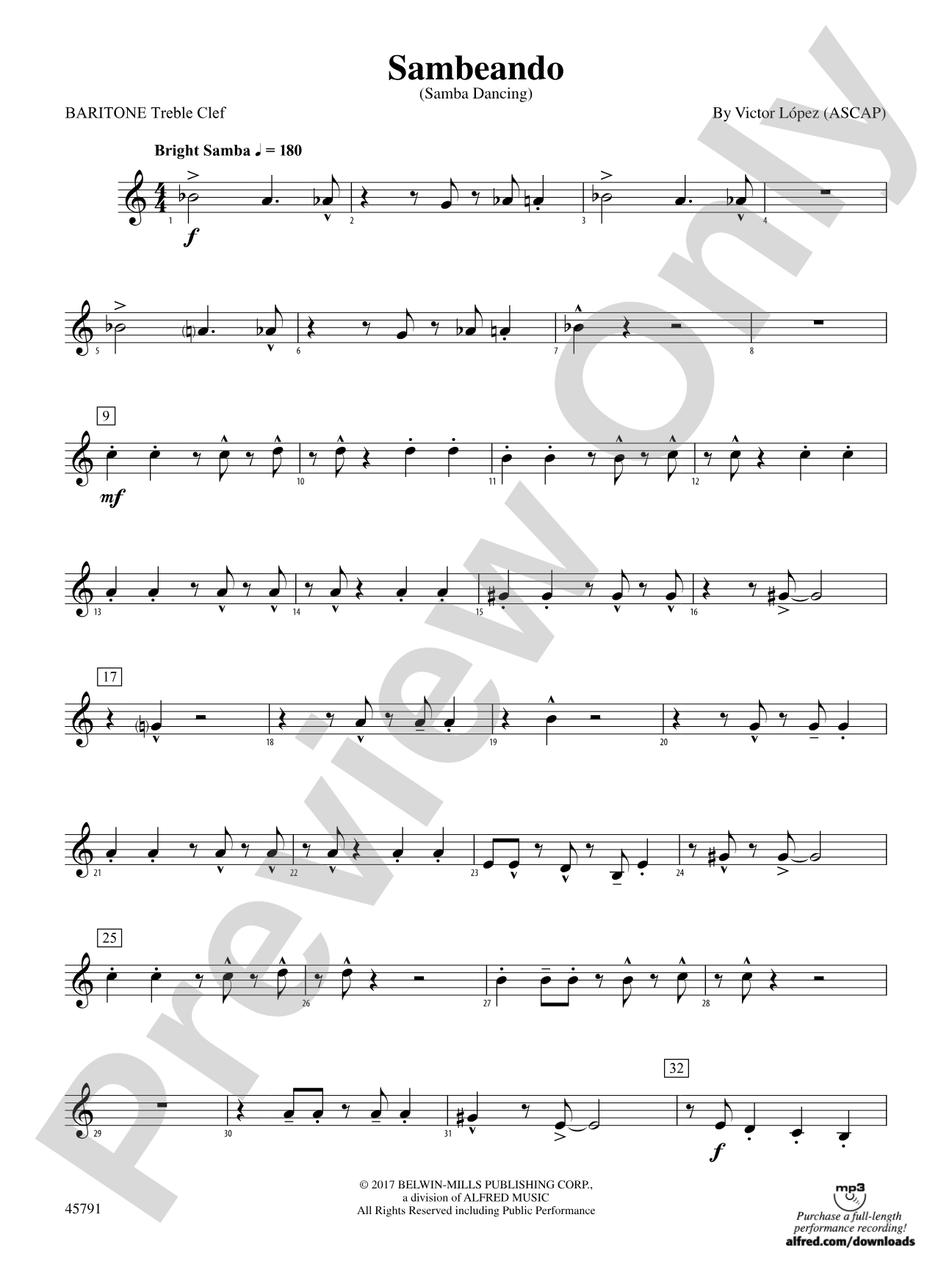 Sambeando: Baritone T.C.