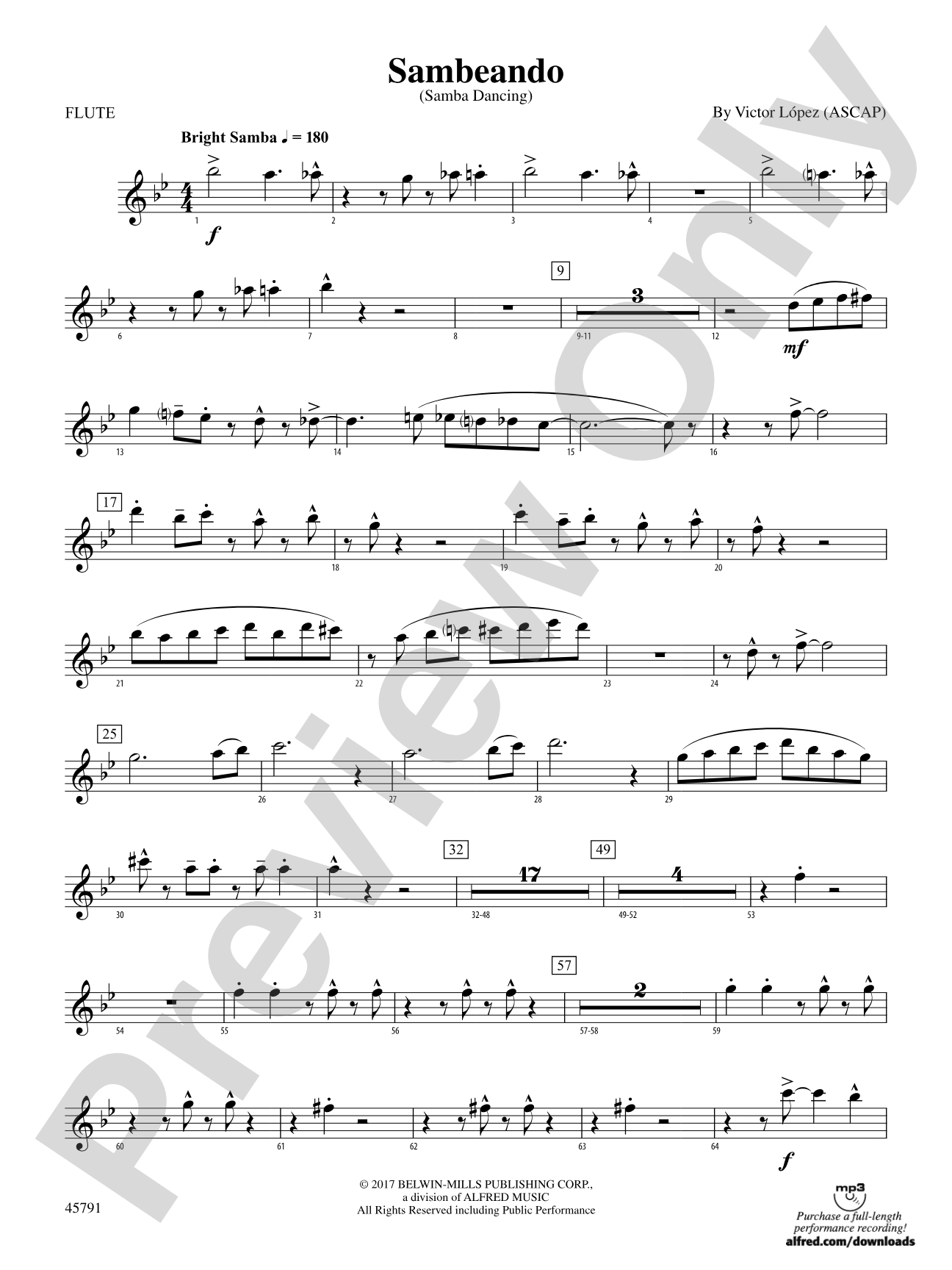 Sambeando: Flute