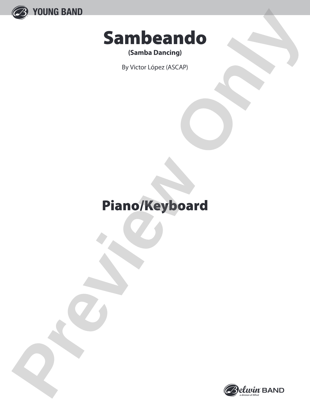 Sambeando: Piano Accompaniment
