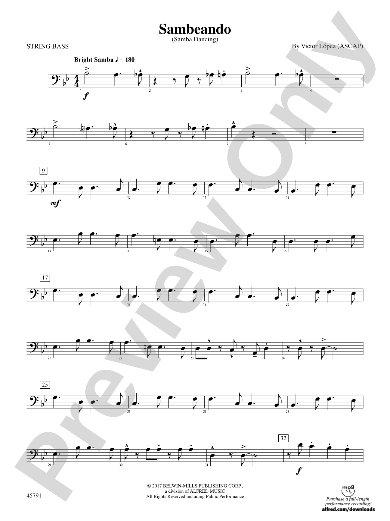 Sambeando: String Bass