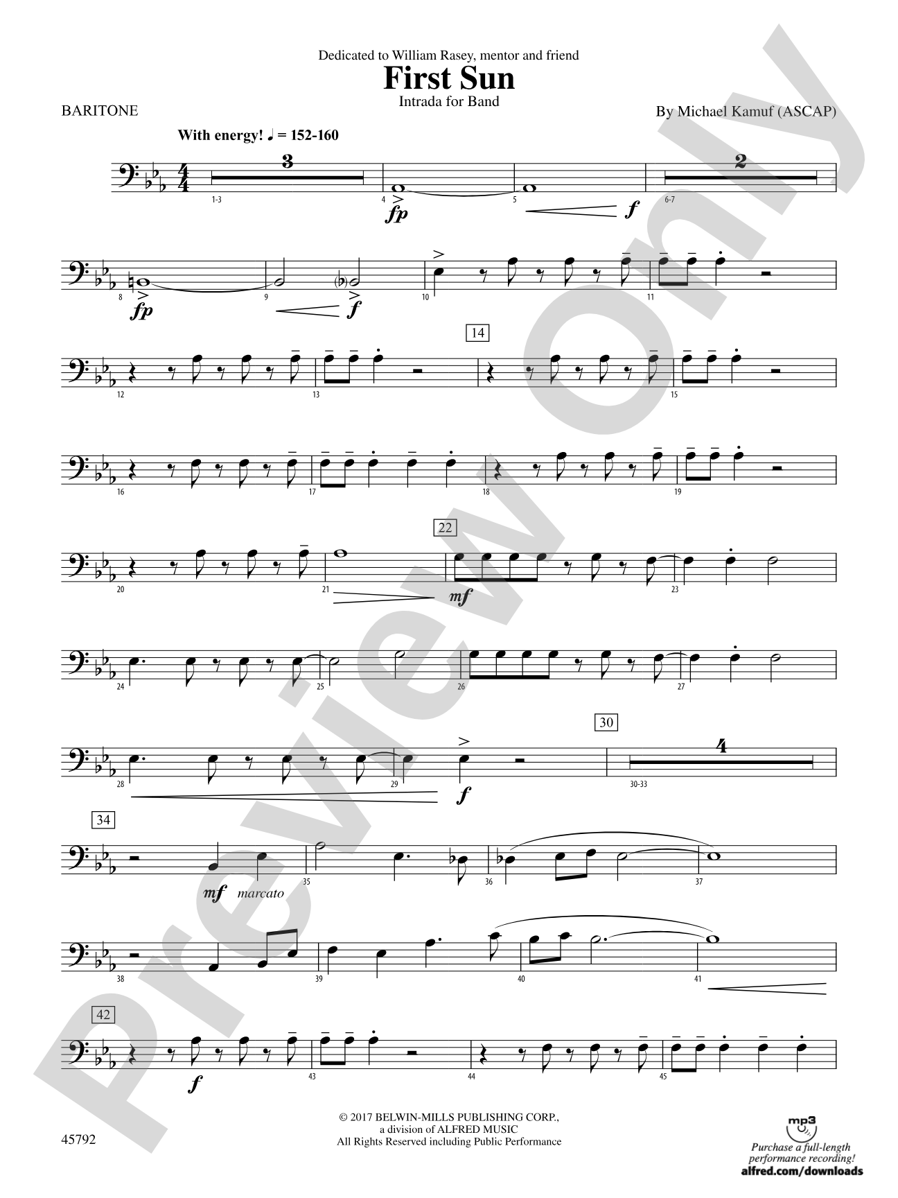 First Sun: Baritone B.C.