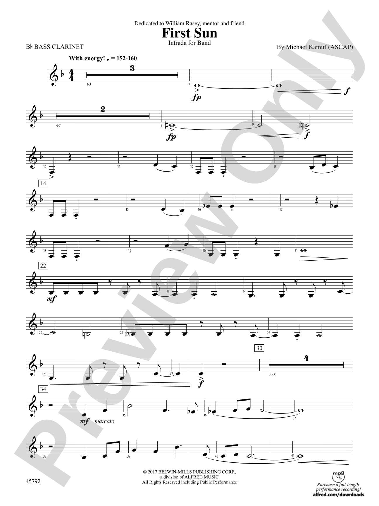 First Sun: B-flat Bass Clarinet