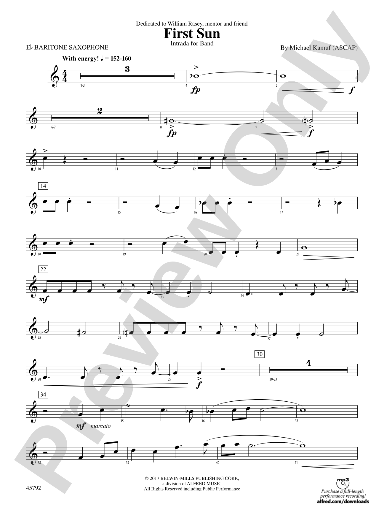 First Sun: E-flat Baritone Saxophone