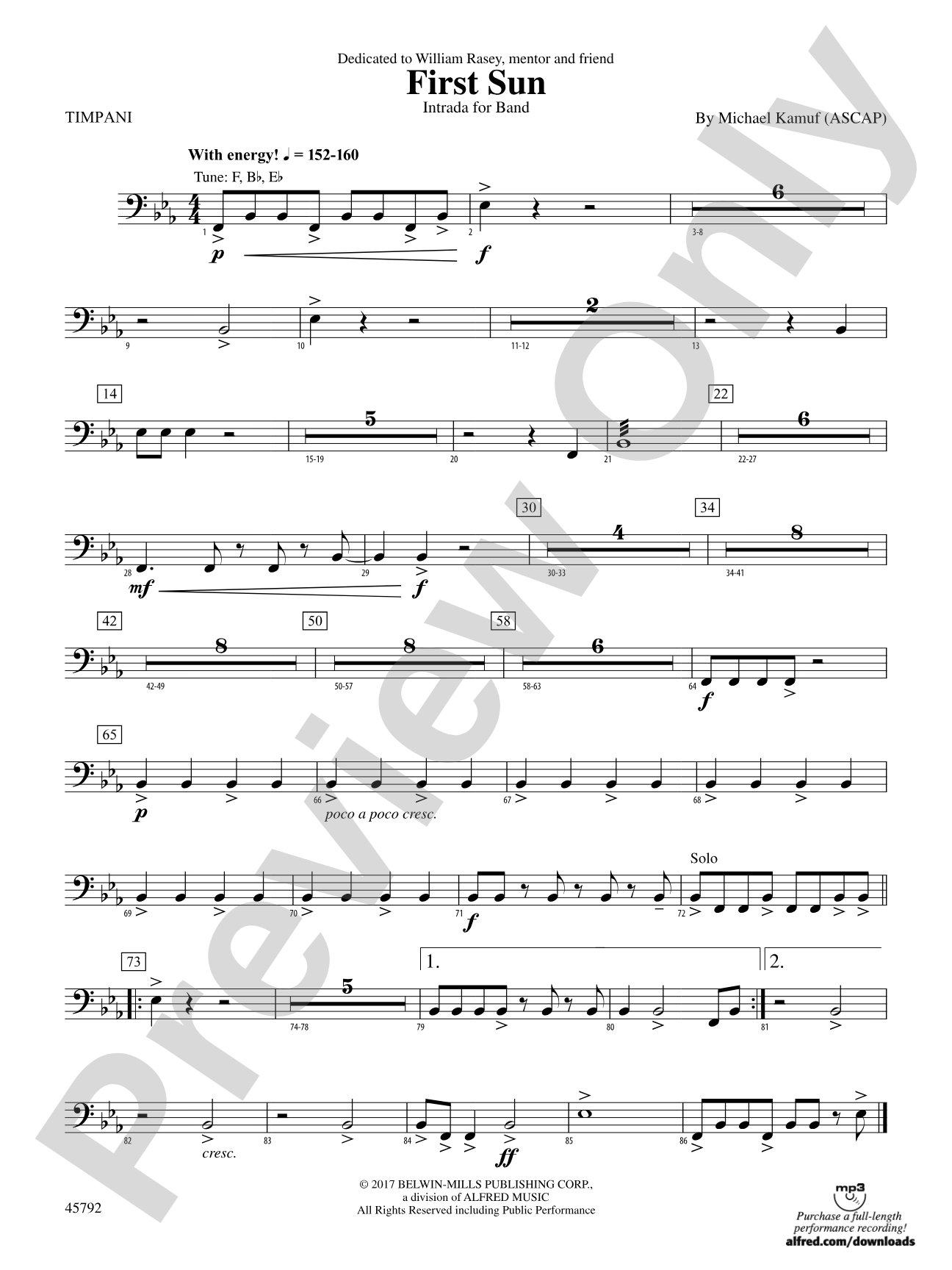 First Sun: Timpani