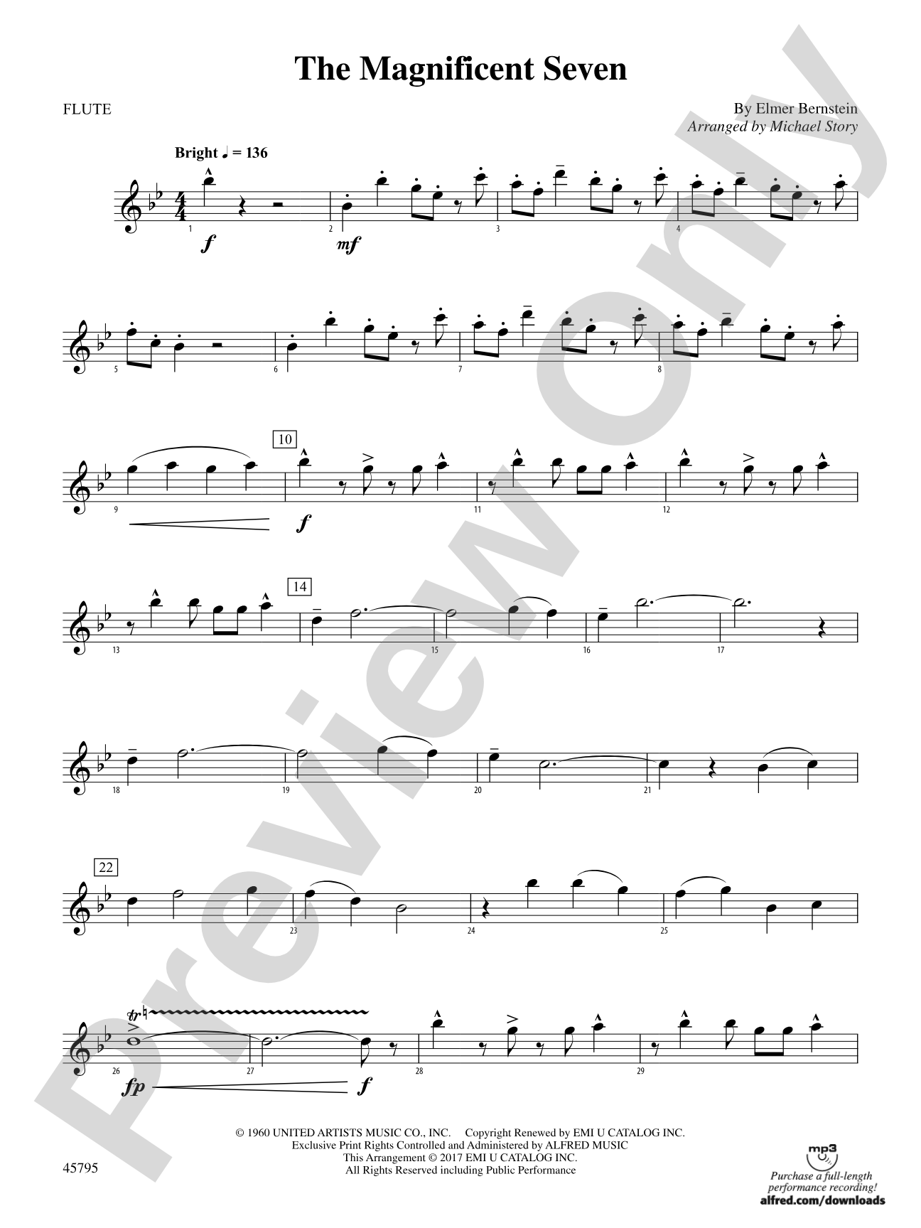 The Magnificent Seven: Flute