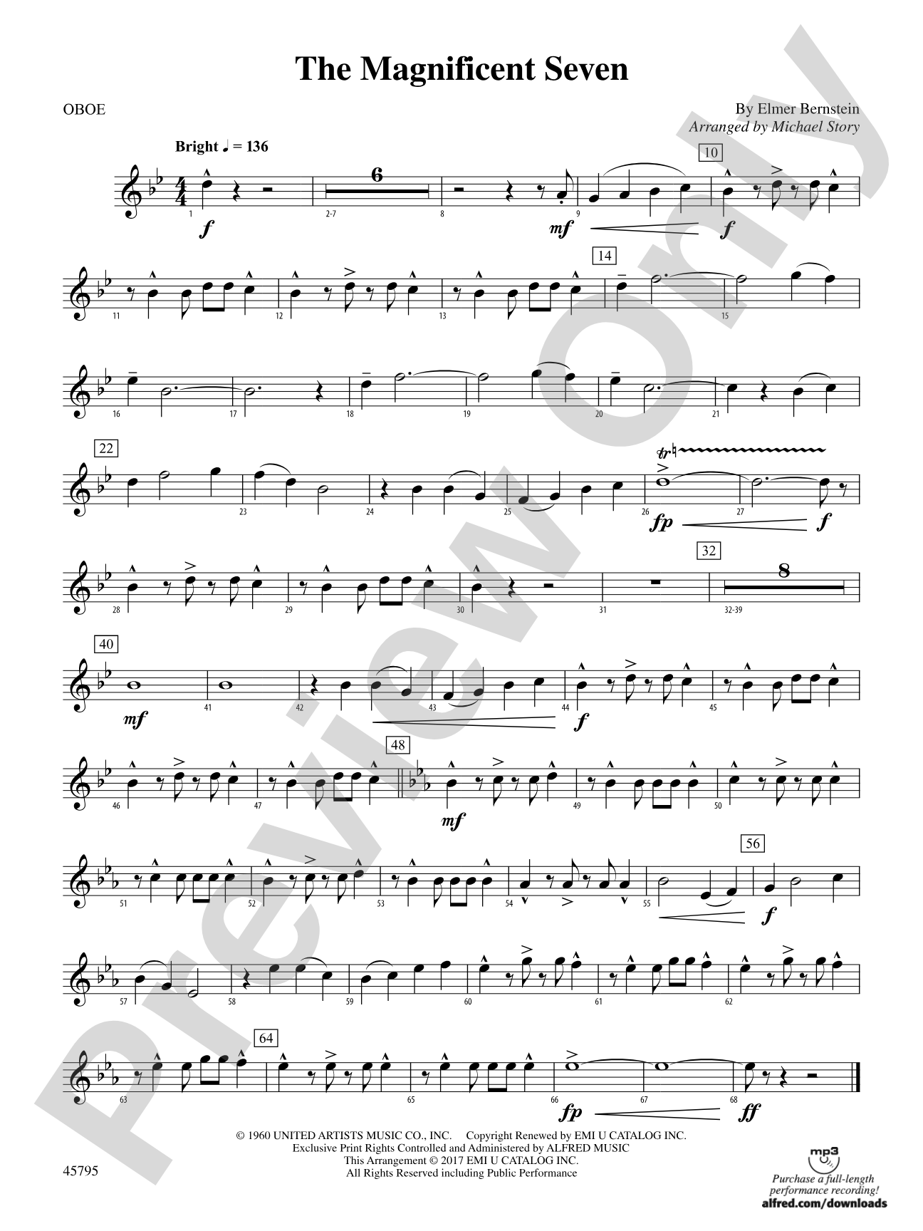 The Magnificent Seven: Oboe