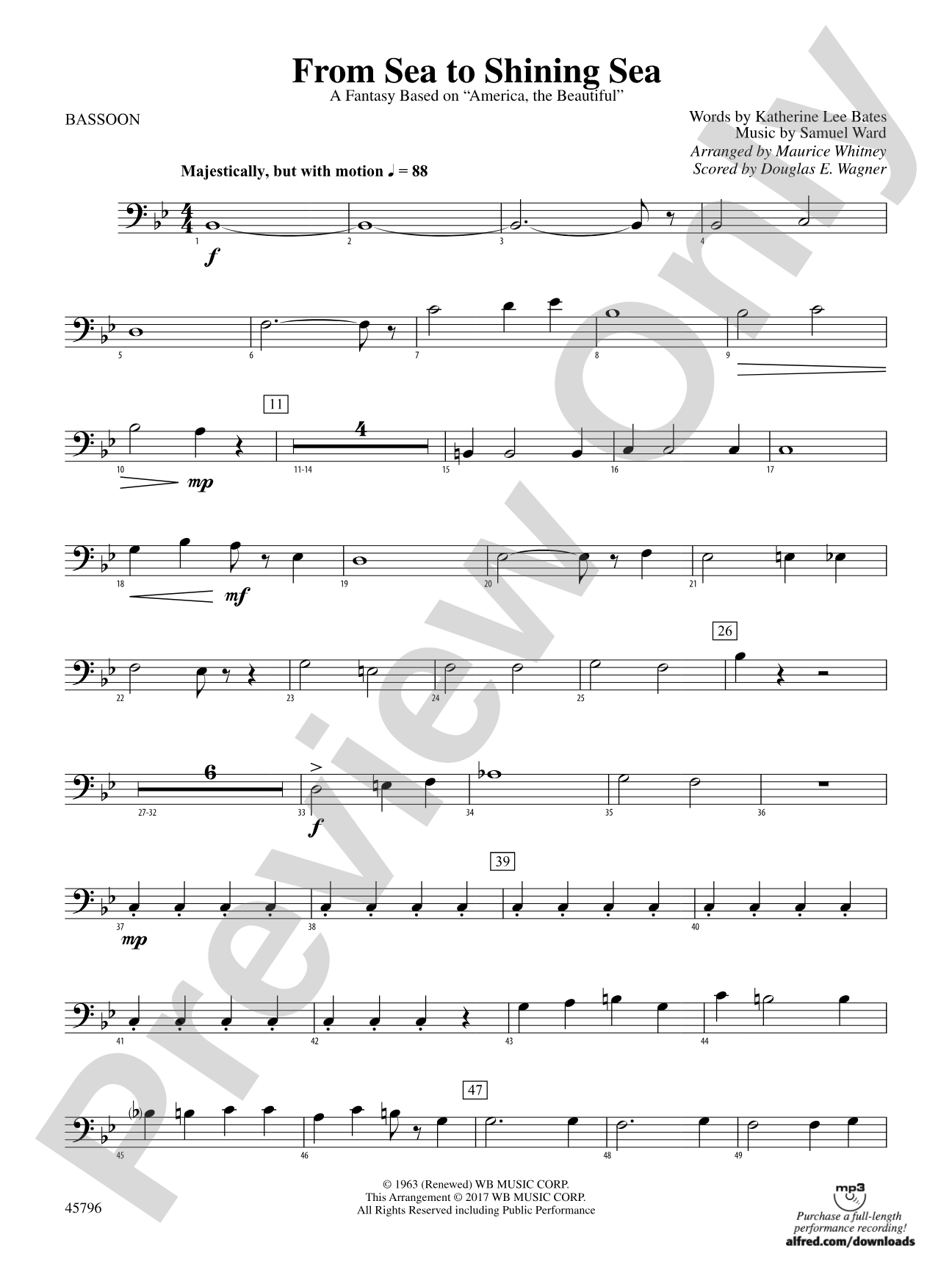 From Sea to Shining Sea: Bassoon