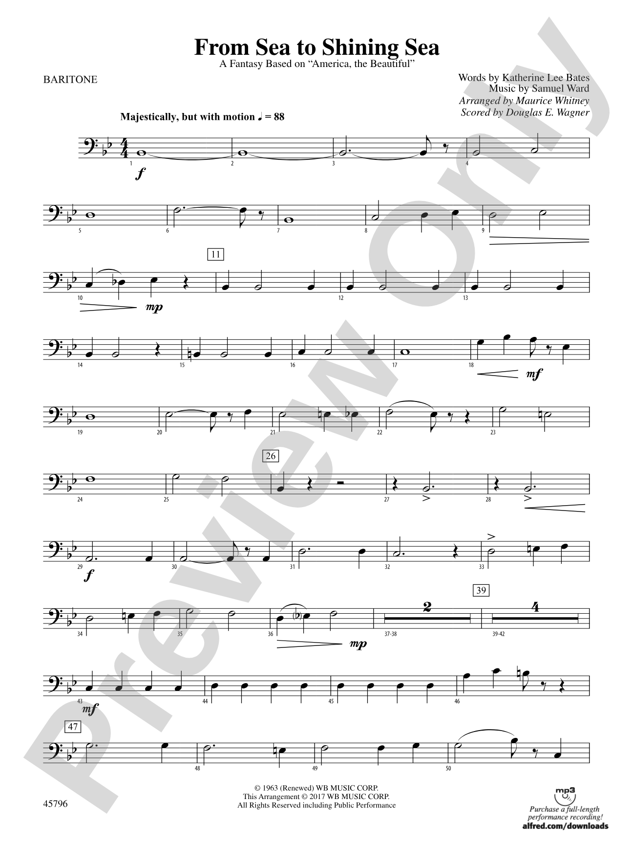 From Sea to Shining Sea: Baritone B.C.