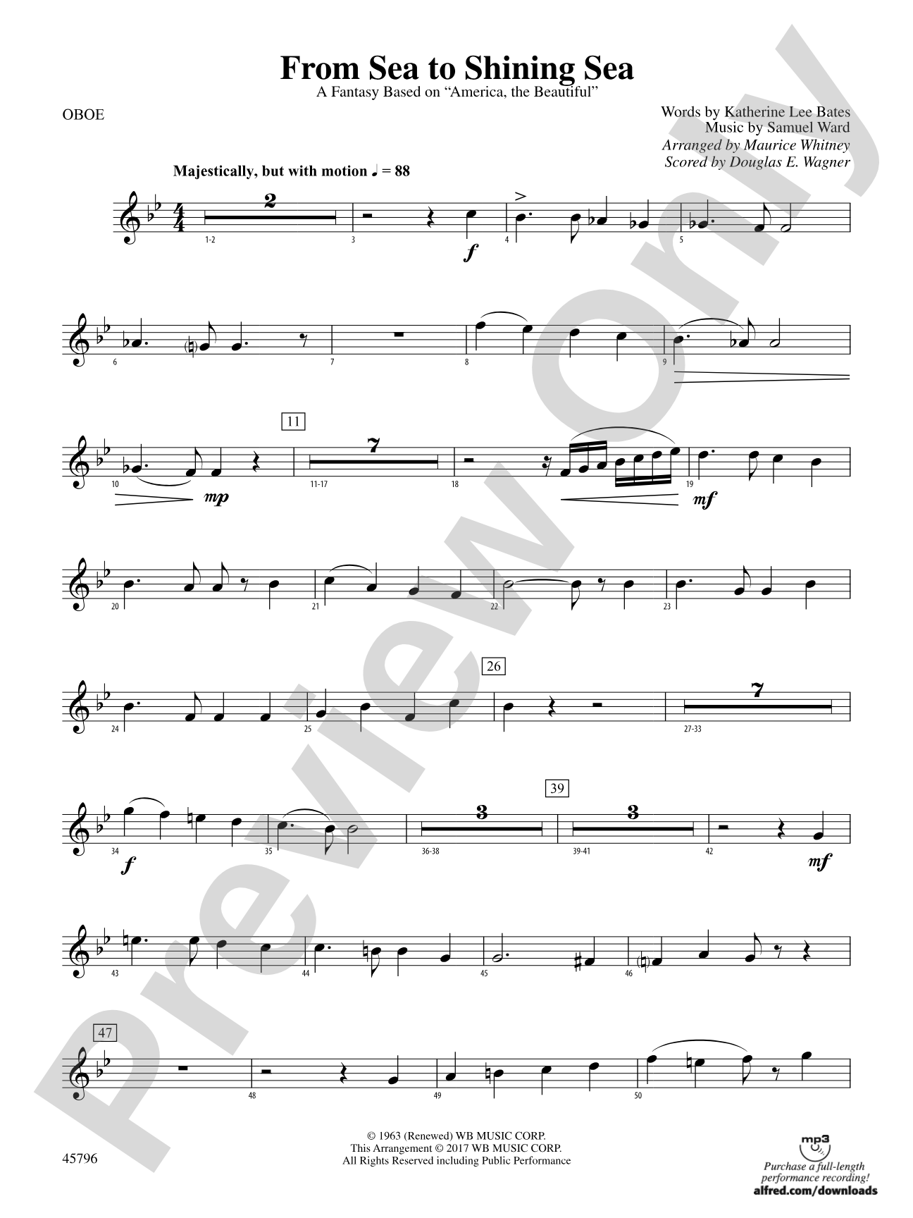 From Sea to Shining Sea: Oboe