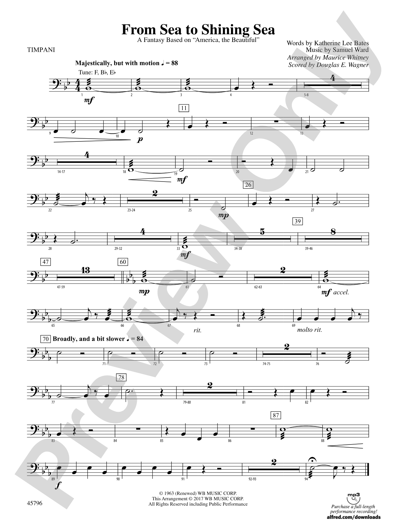 From Sea to Shining Sea: Timpani