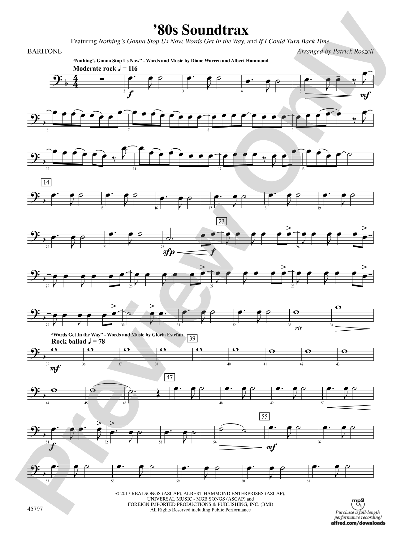 '80s Soundtrax: Baritone B.C.