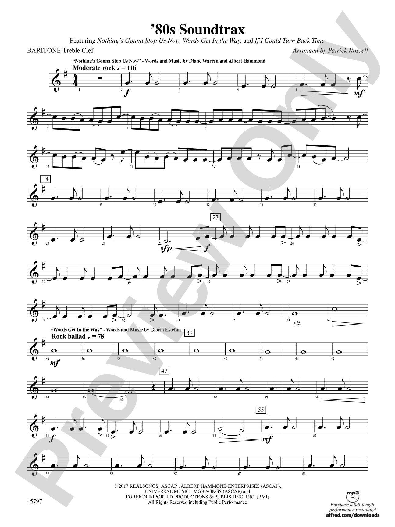 '80s Soundtrax: Baritone T.C.