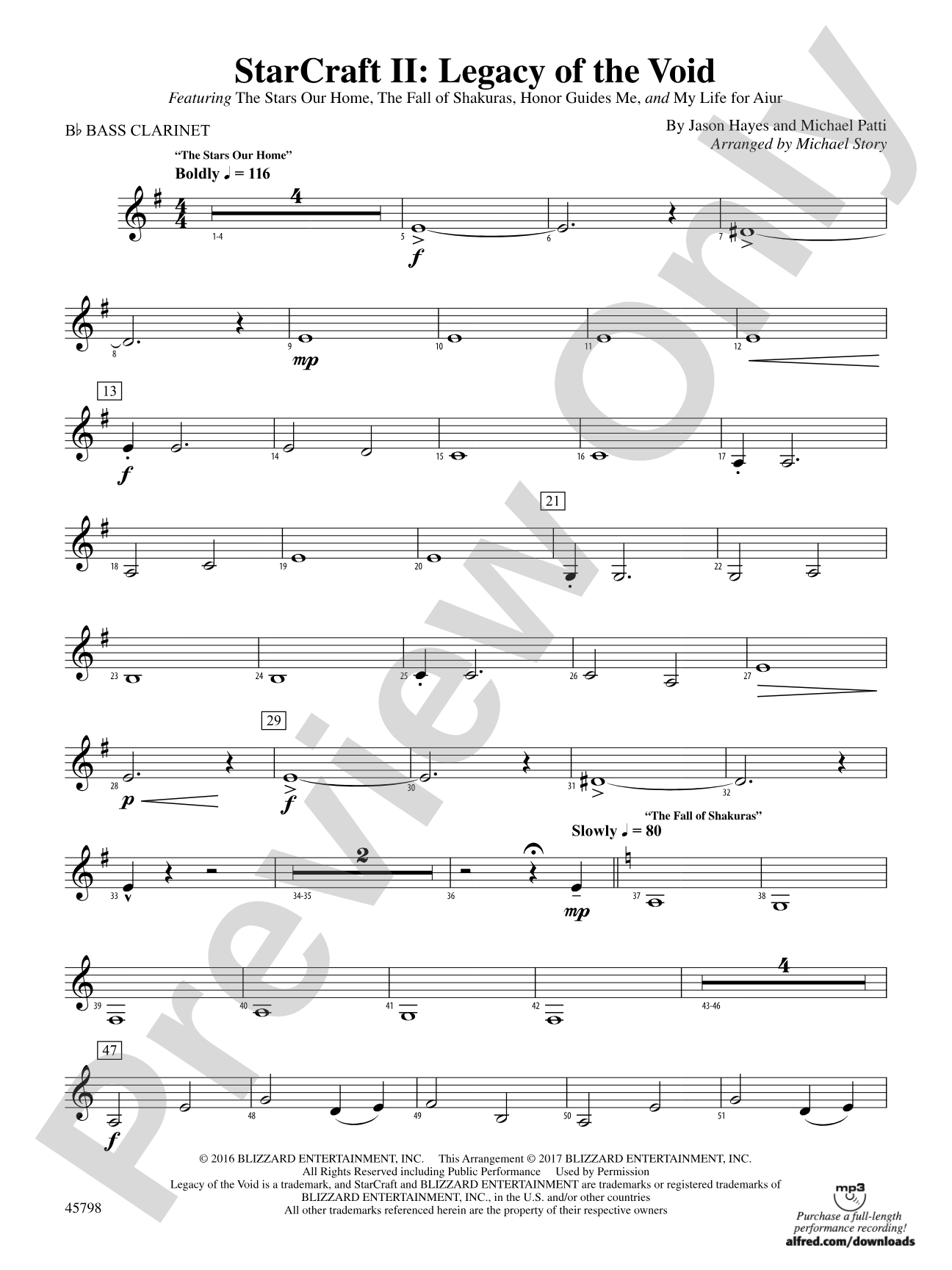 Starcraft II: Legacy of the Void: B-flat Bass Clarinet