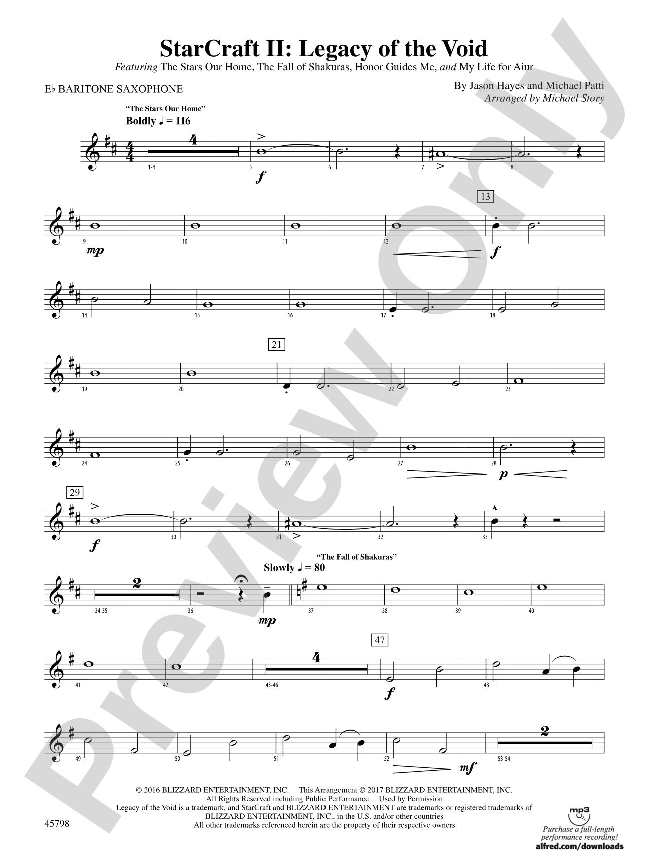 Starcraft II: Legacy of the Void: E-flat Baritone Saxophone