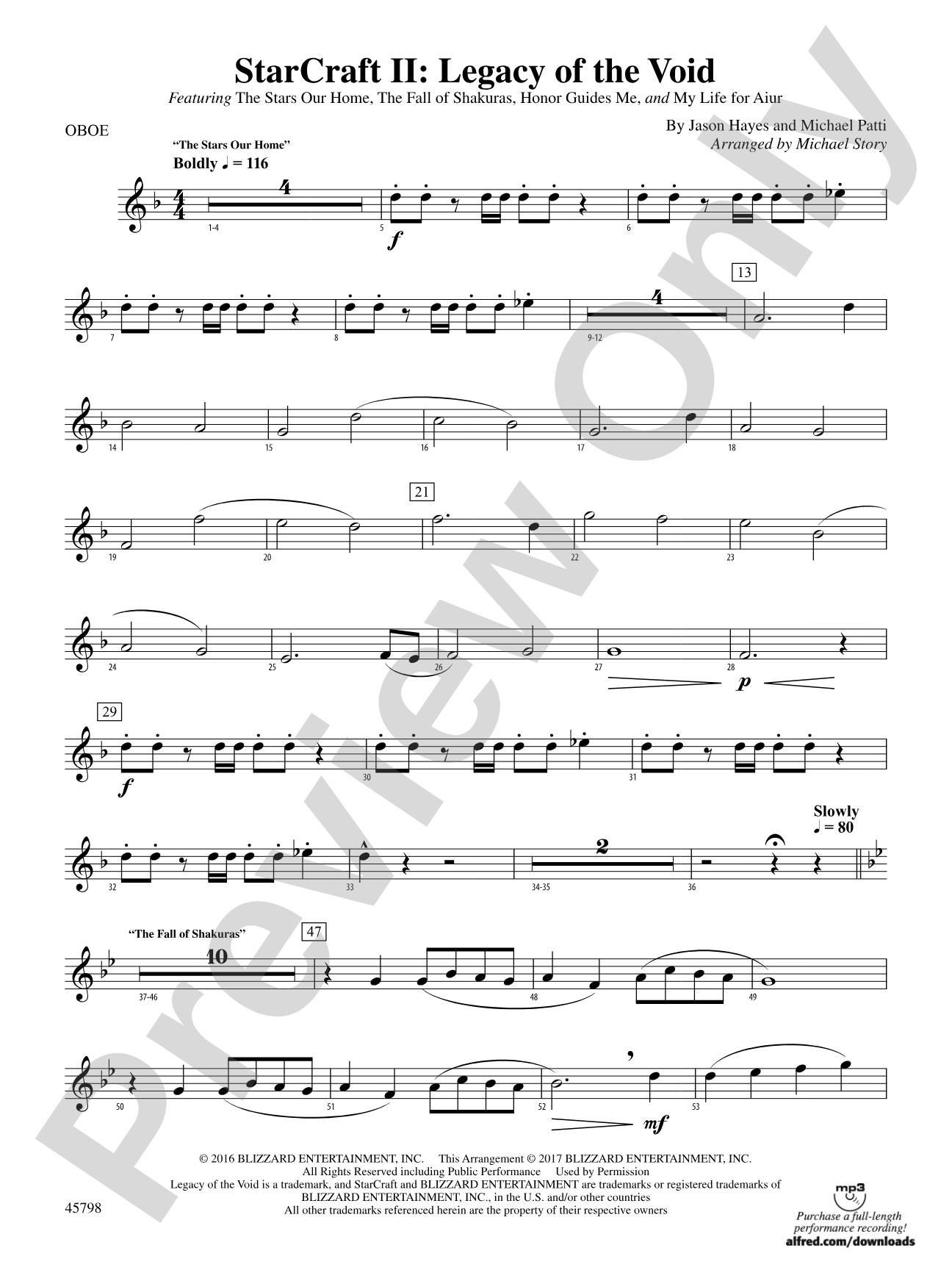 Starcraft II: Legacy of the Void: Oboe